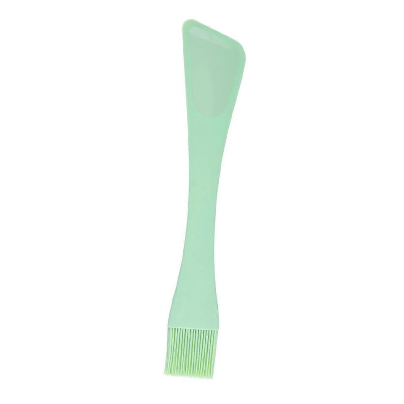 Environmentally friendly silicone kitchen spatula roasting baking scraper green