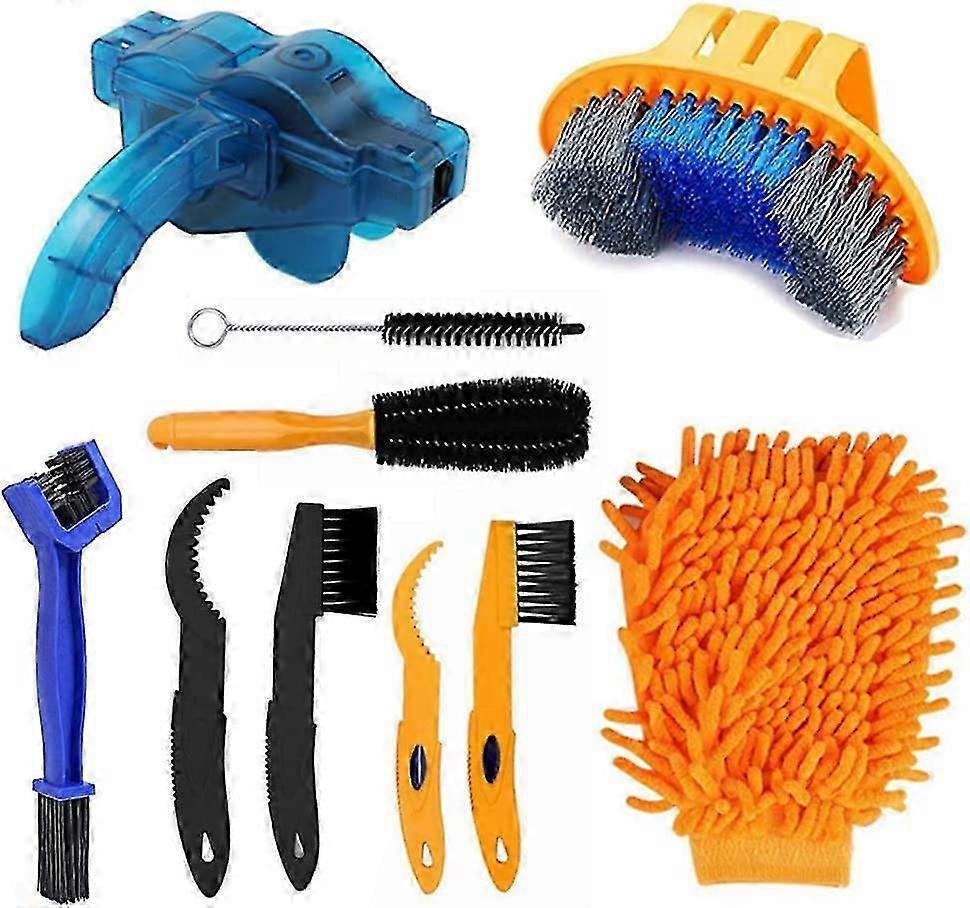 Bike Cleaning Brush Set for Various Bicycle Types and Styles