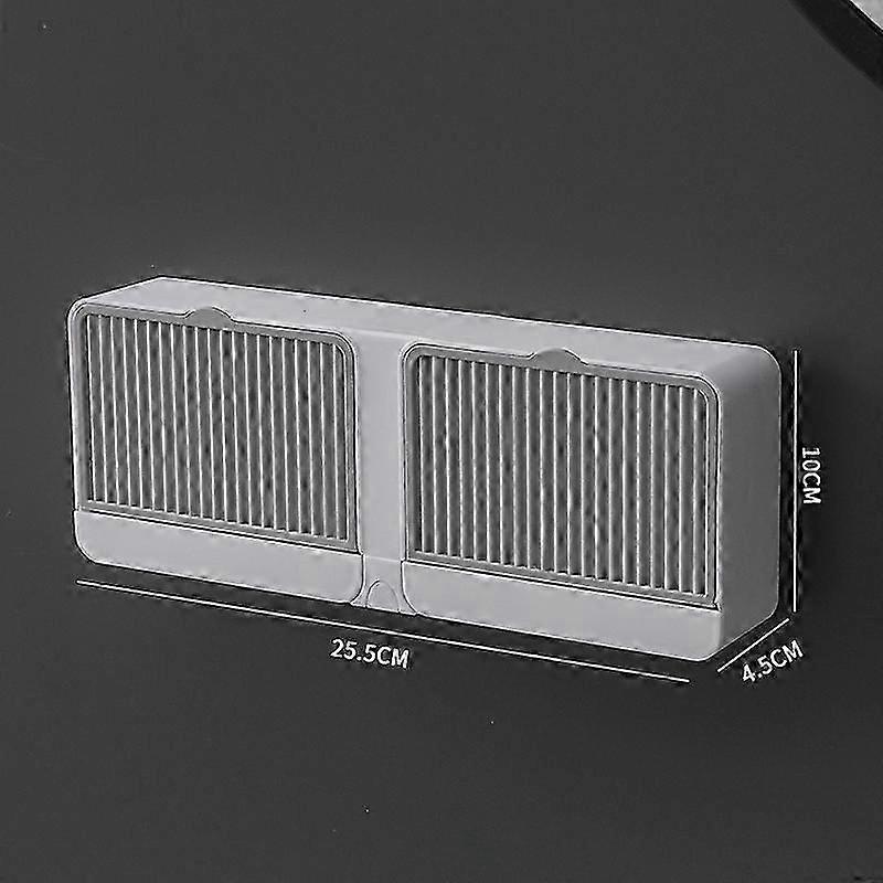 Travel-Friendly Khaki Soap Box with Two Chambers 2025