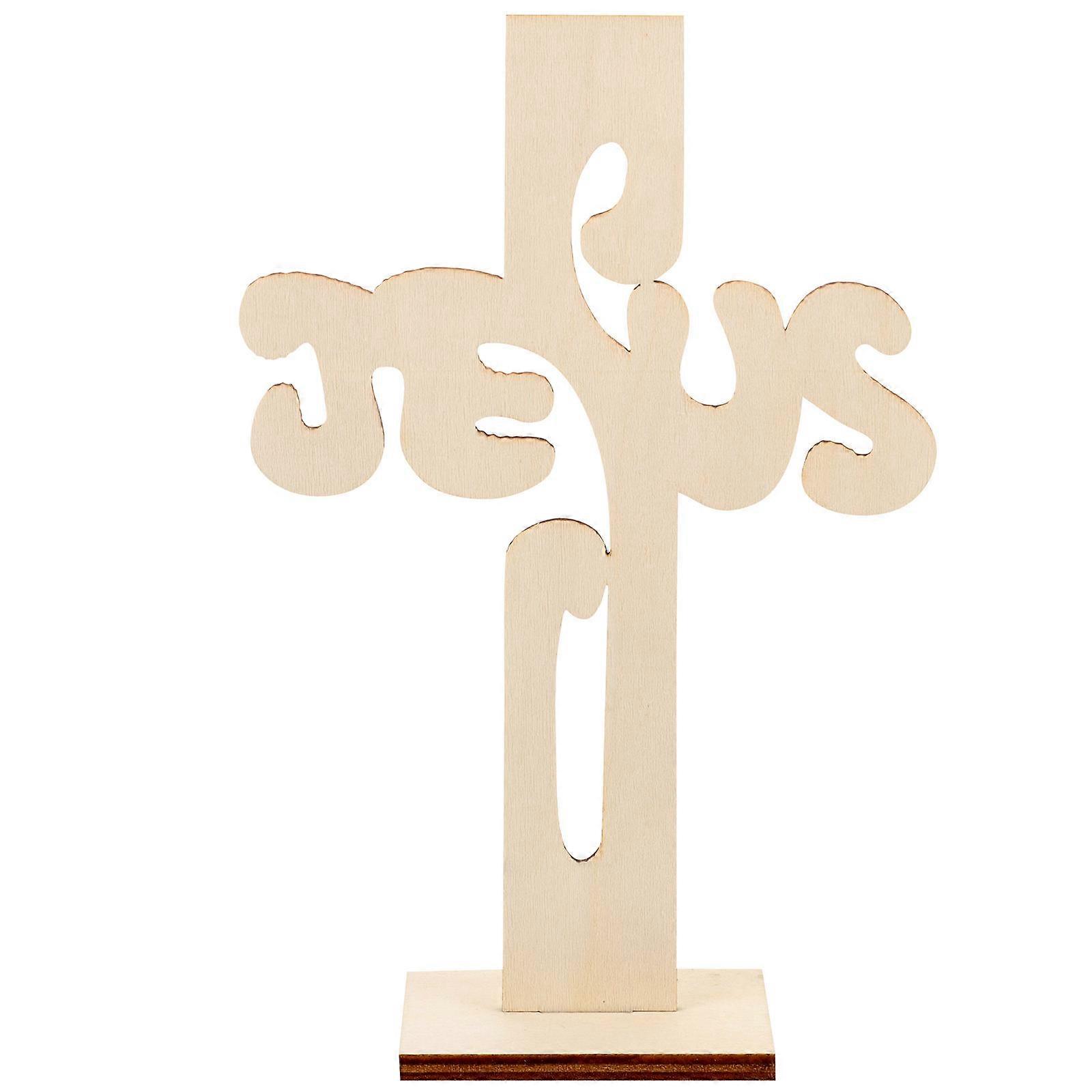Durable Wooden Cross, Functional Decor for Everyday Use