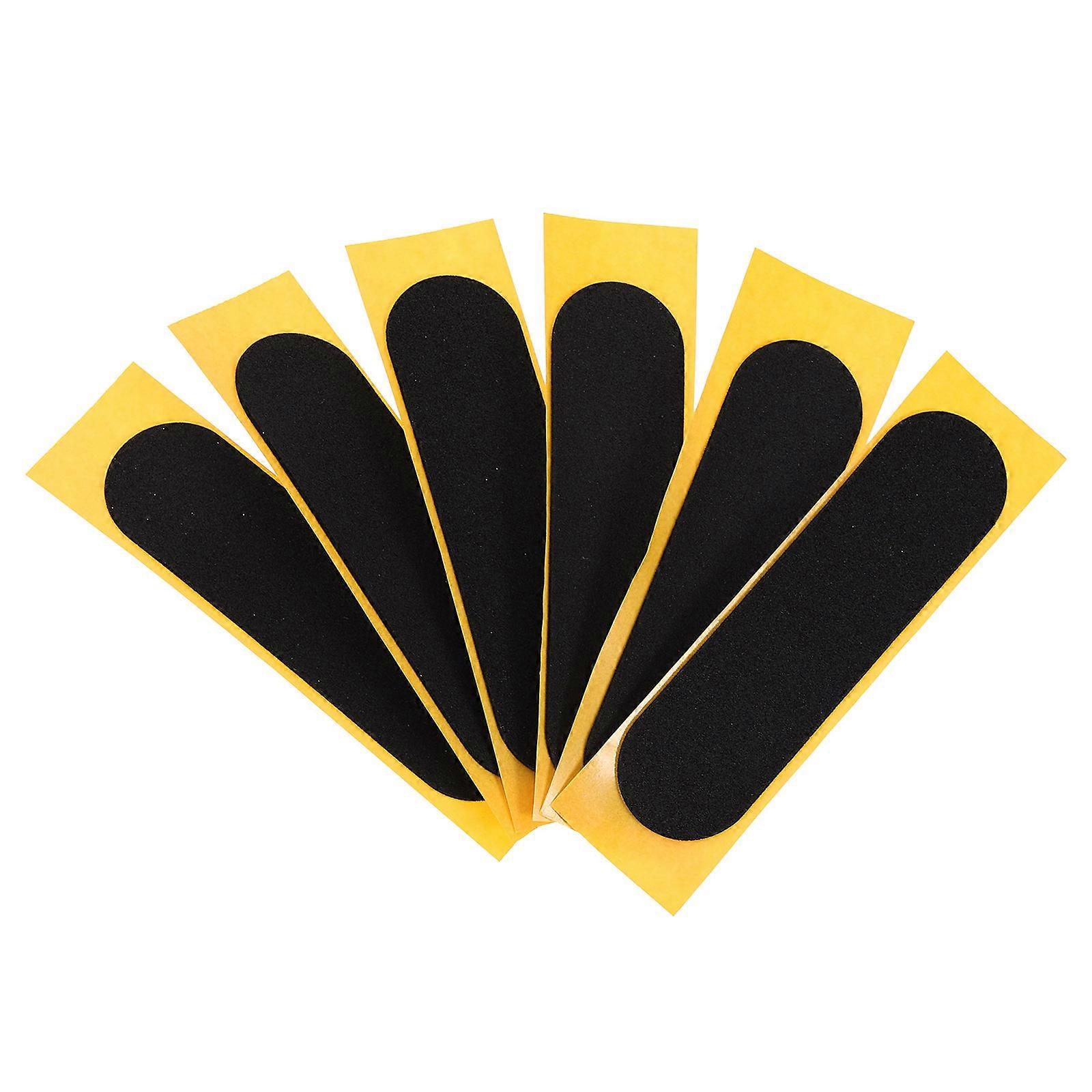 6pcs Non Slip Grip Tape Adhesive Foam Stickers for Skateboards – Training & Competition Use – Black