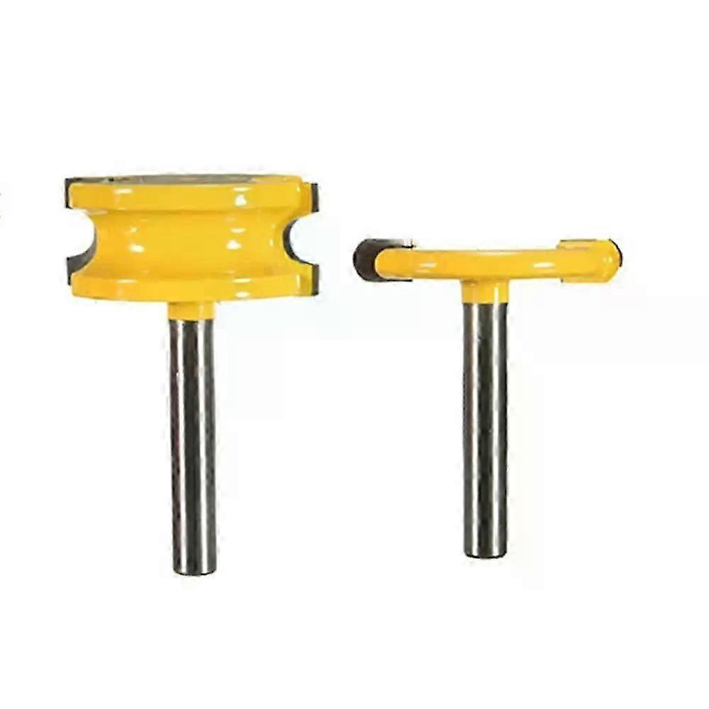 2Pcs Wood Router Bits 1/4 1/2 Shank For Arc Floor Joinery Router Bits For Woodworking Milling Cutter Bits