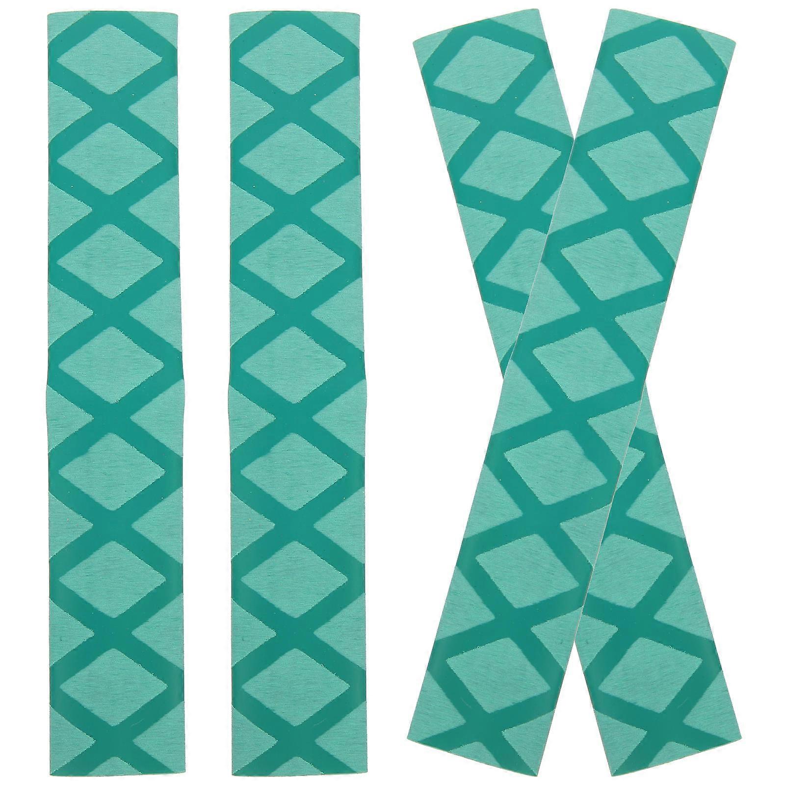 Anti Slip Drumstick Grips Protective Stick Rings Adjustable Drumstick Wrap for Drummers Practice 16.5x1.8cm Green 2 Pairs