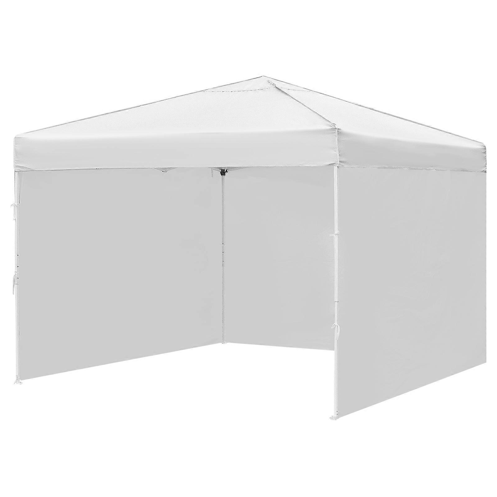 Tent Canopy With Sides Wind Protection Robust Construction Iron Fabric 290.00X290.00X196.00CM Versatile Usage 1Set