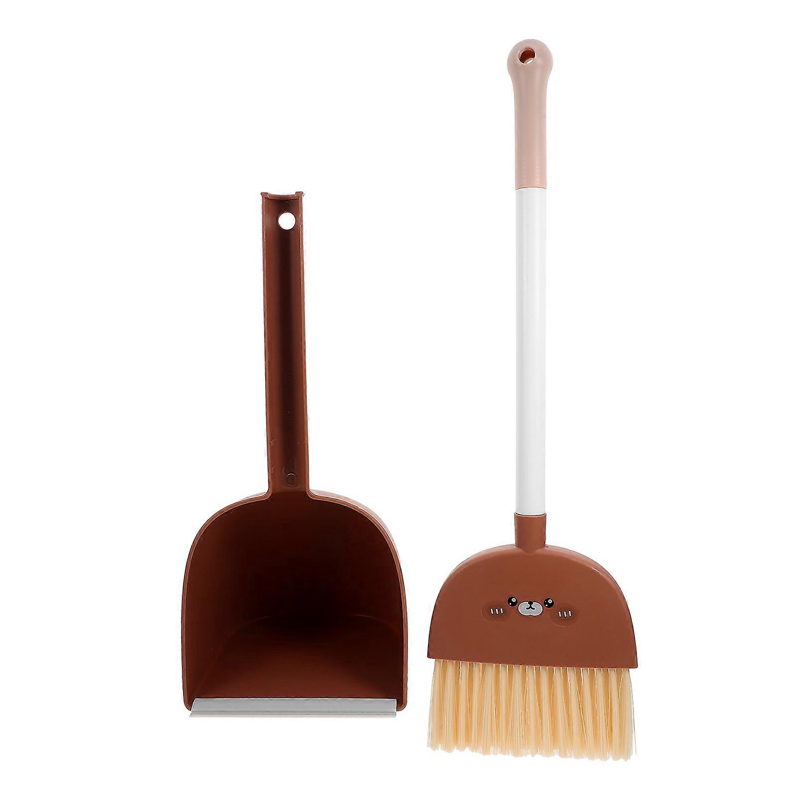 Kids Cleaning Set Toddler Broom and Dustpan Household Use Assorted Cleaning 1Set