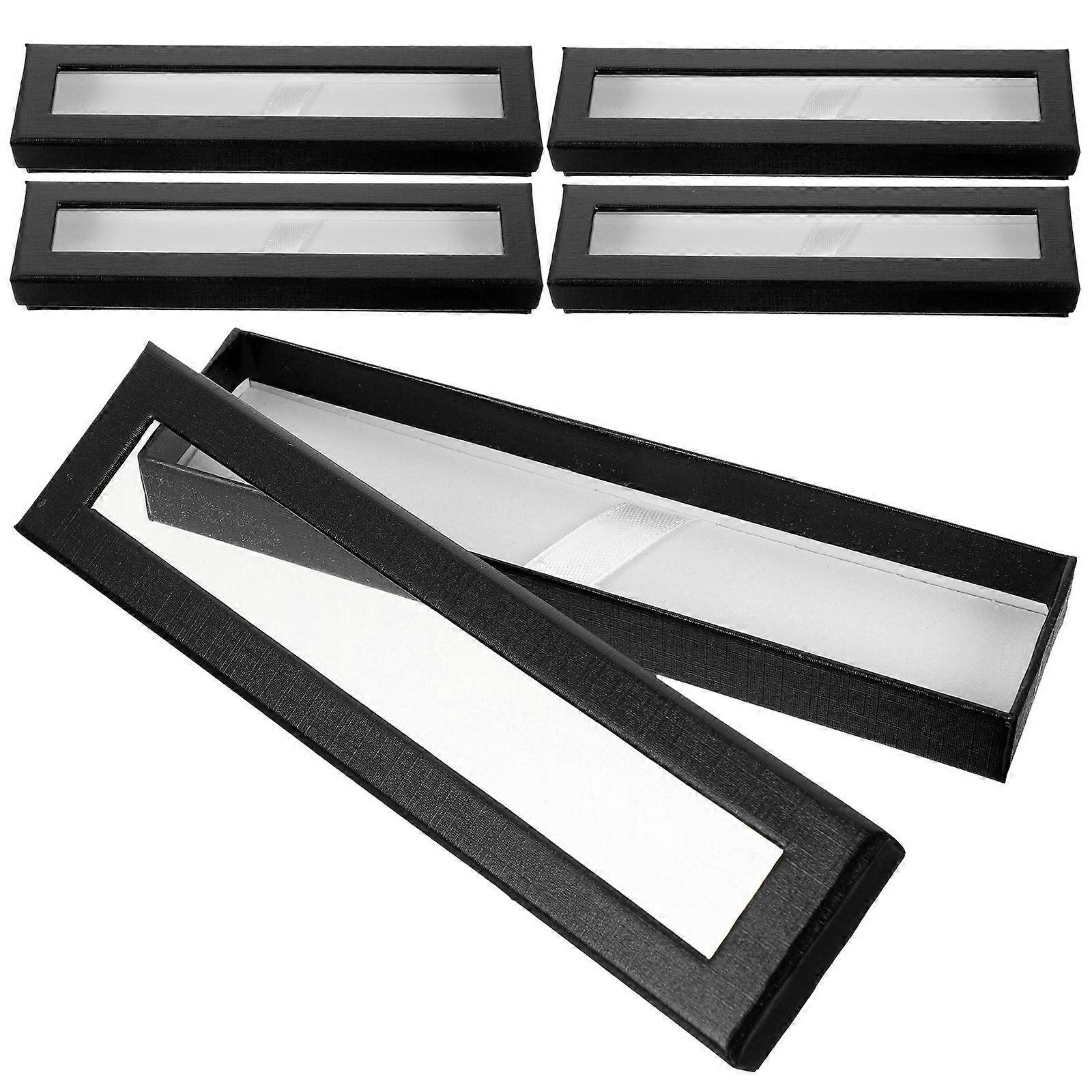 Box For Pen Pen Container Box Anniversaries Durable Paper 5Pcs