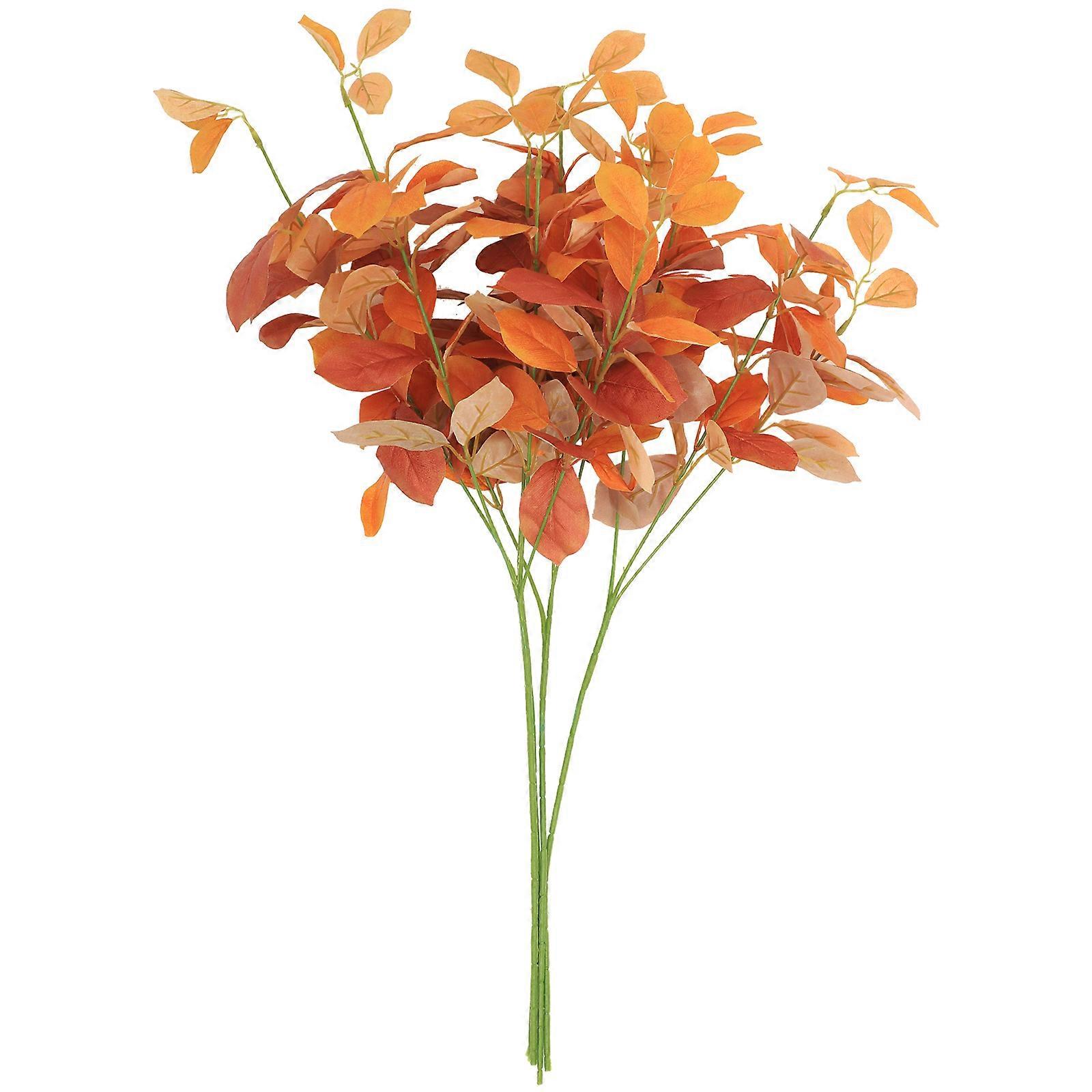 Artificial Greenery Branches Realistic Design Indoor Plants 4Pcs