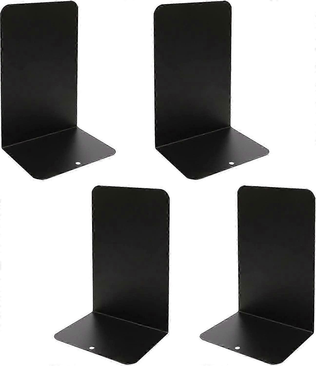 4 Pack 8 polegadas L Shape Metal Bookends para prateleiras