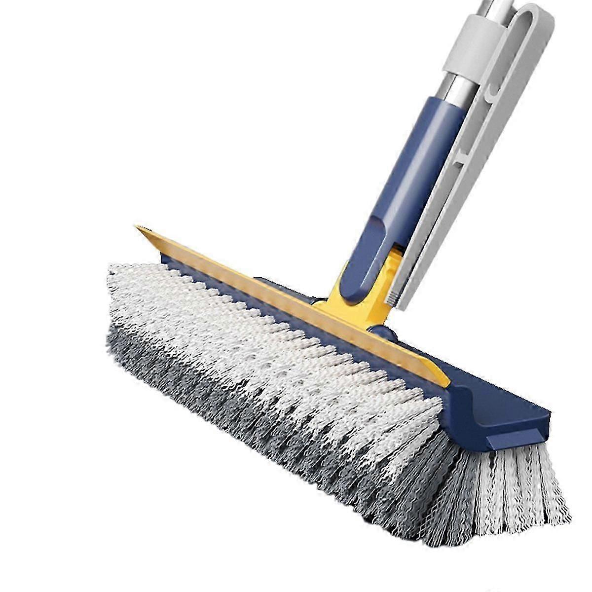 Long-Handled Floor Brush, Multi-Functional Scraping and Cleaning Brush, Cleaning Without Blind Spot
