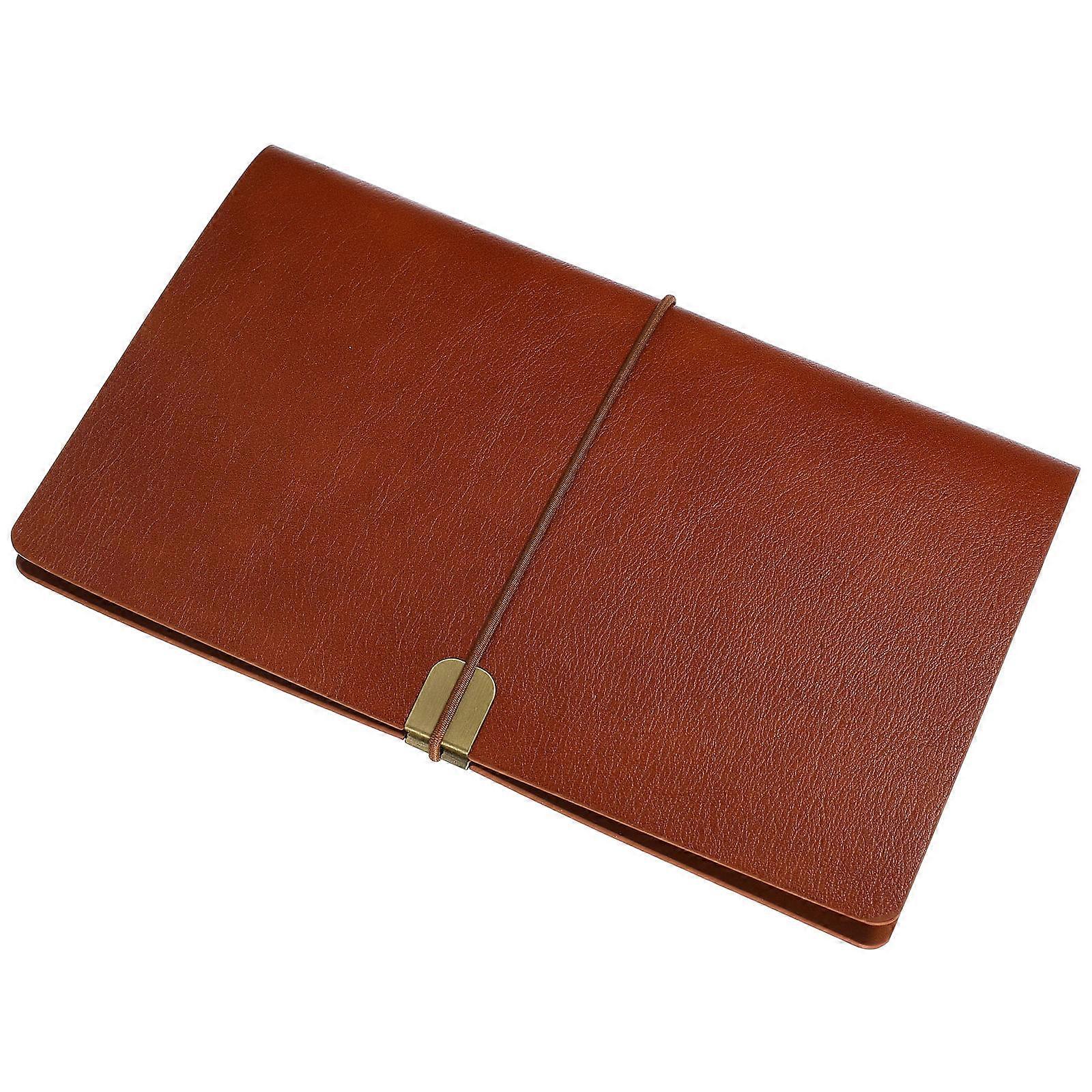 Traveler Notebook Soft Cover Journal For Travel Business Use A6 Size Pu Leather Daily Writing 1Set