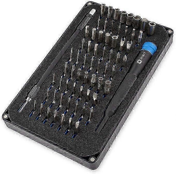 Precision Bit Set - 64 Bits (4mm) with Holder Smartphone Computer Screwdriver