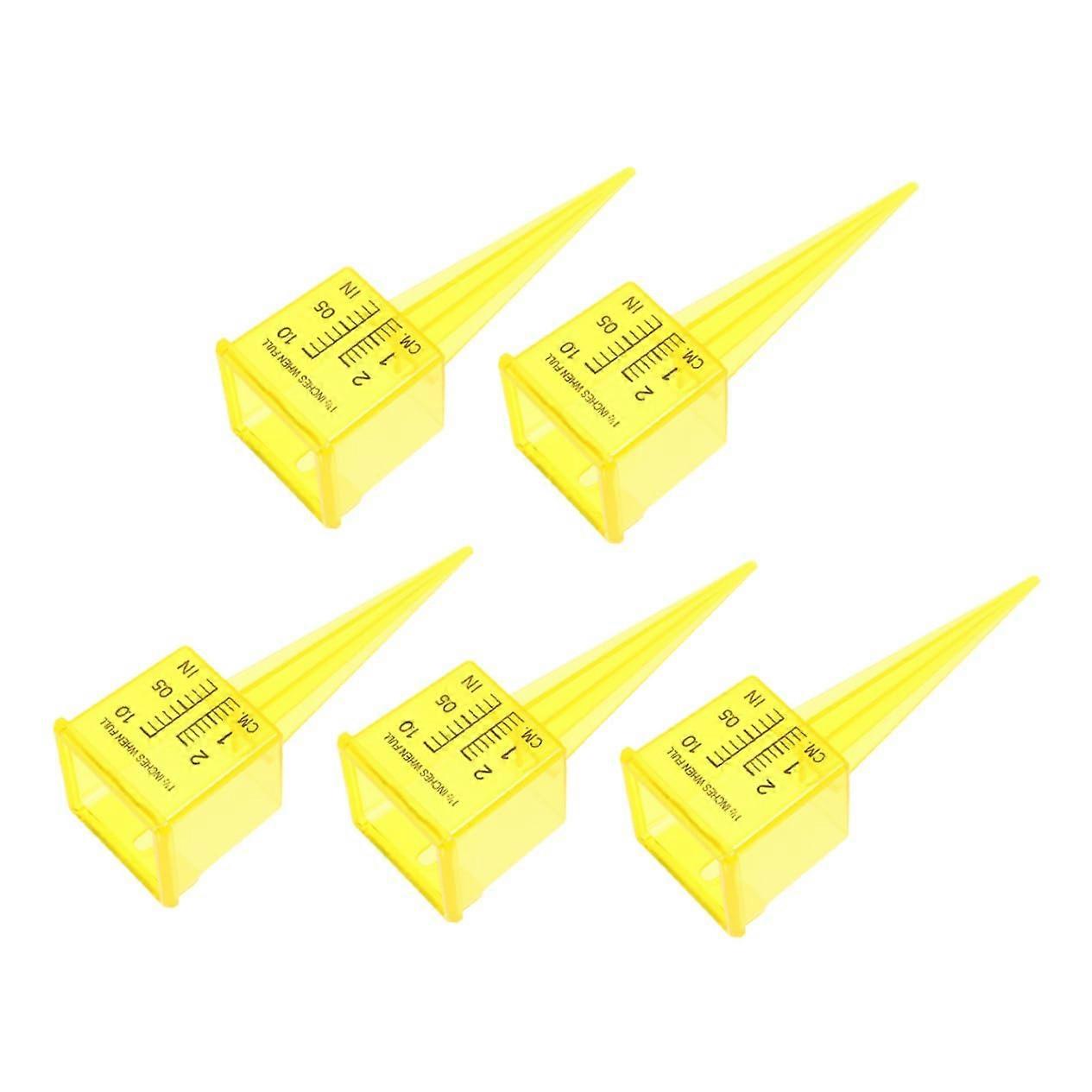 5part highprecision rain gauge sprinkler Large display rainwater measuring tool weatherproof