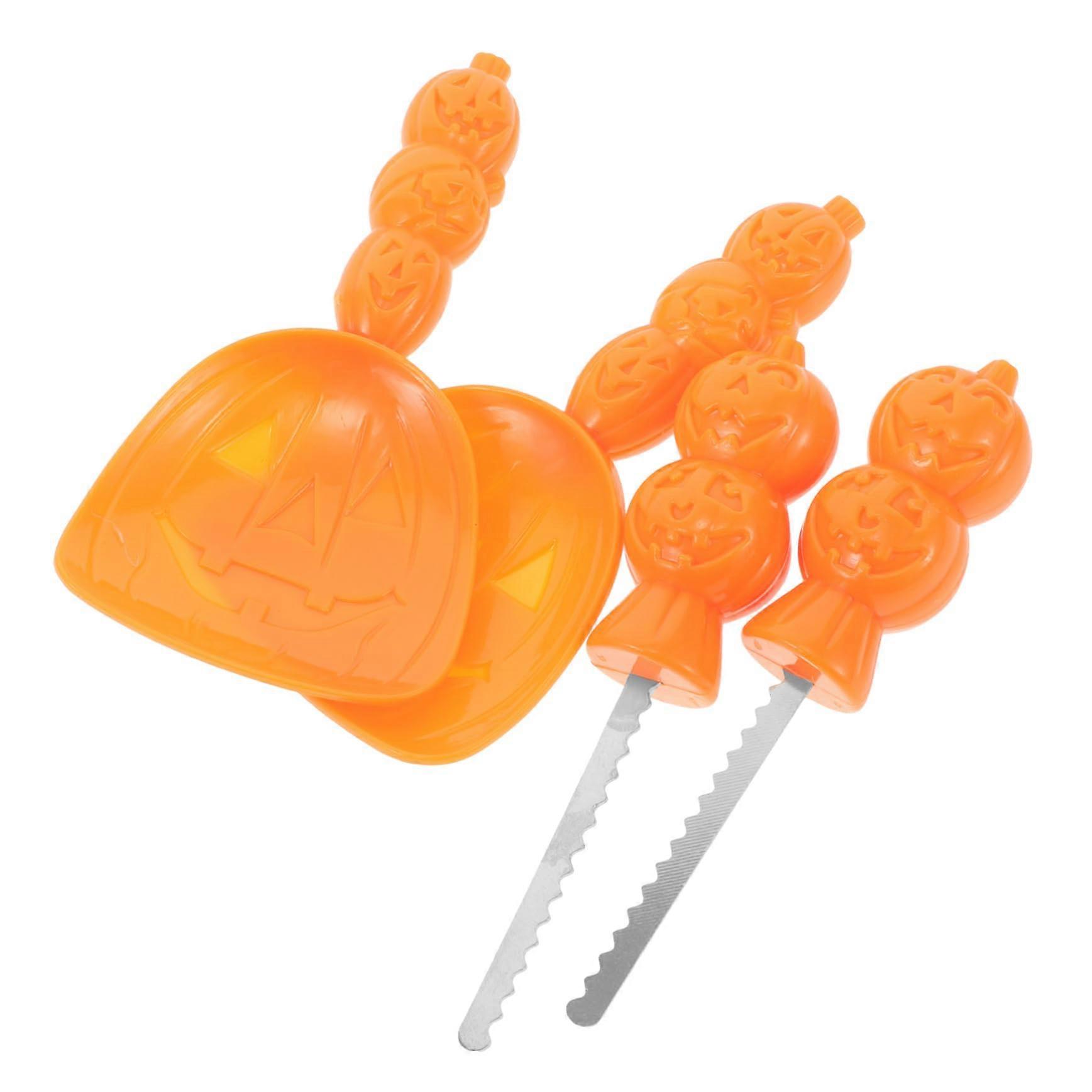 Pack of 12 Pumpkin Carving Tools Set – Halloween Pumpkin Carving Kit with Knives and Scoops for Crafting and Decorating