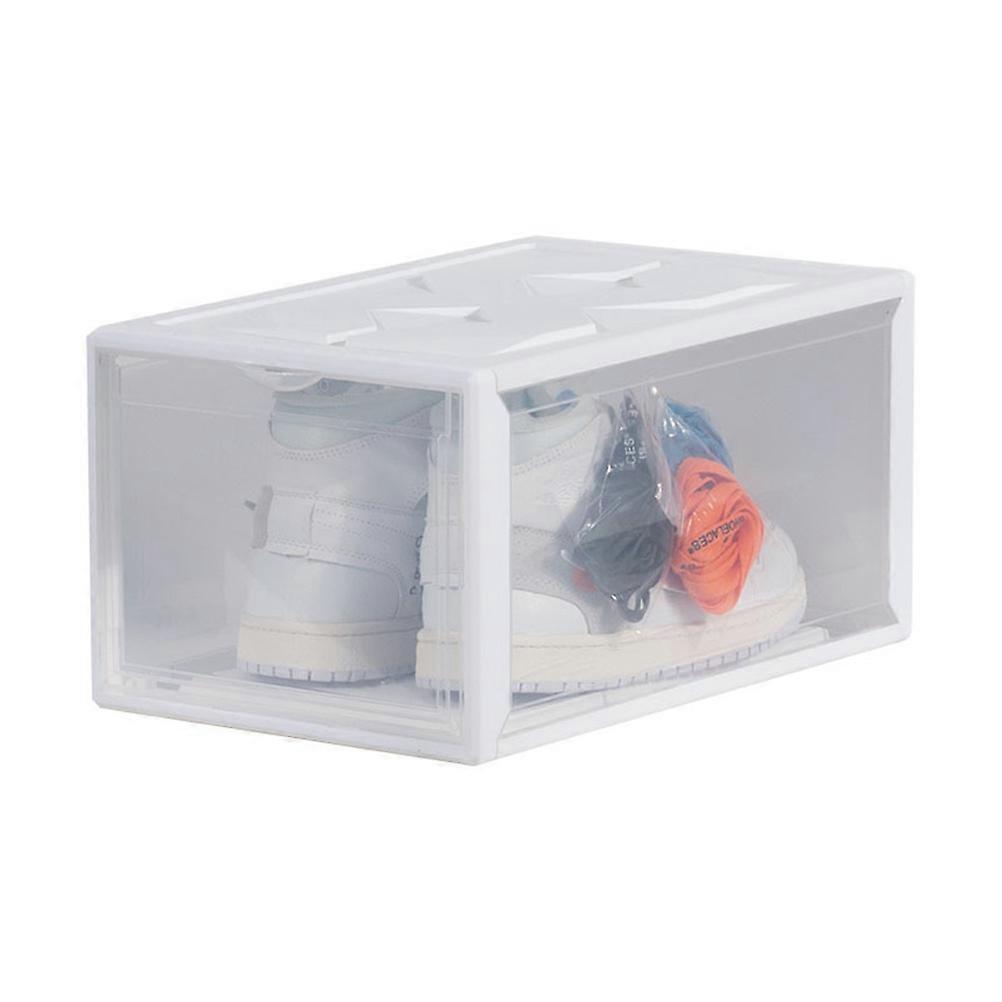 Sneaker Containers Shoe Storage Plastic Transparent Display Sturdy Shoes Container Home Store 36x26x20cm 1Pcs