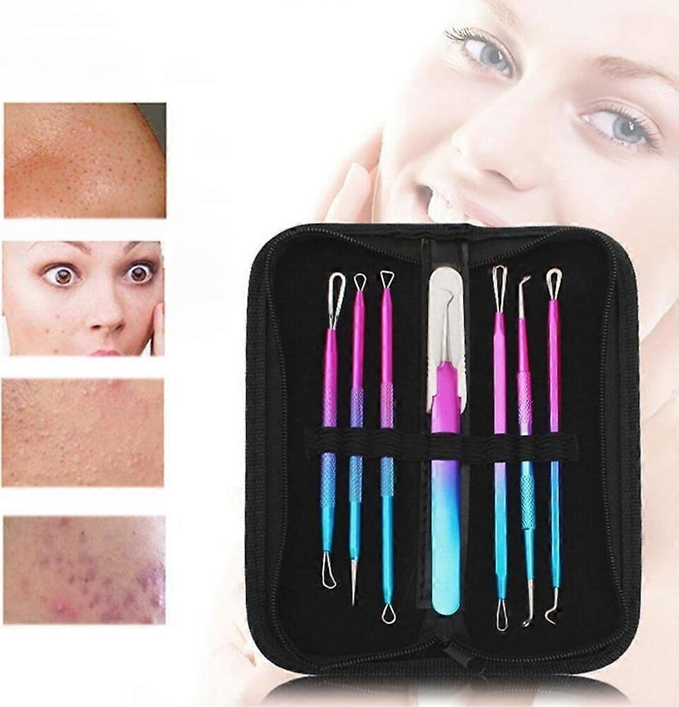 Blackhead Remover Set with Stainless Steel Tools