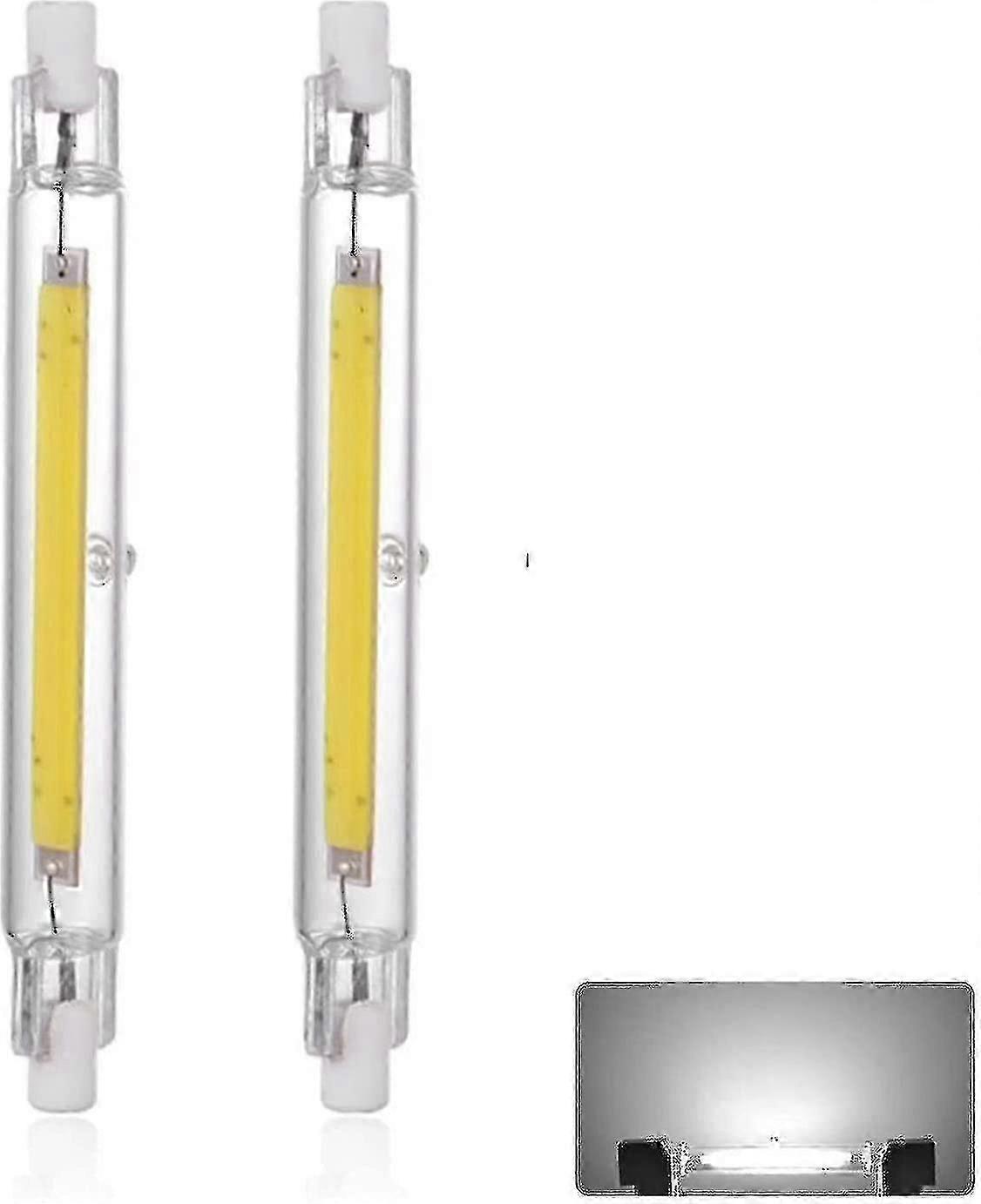 Linéaire à 360 degrés 40w R7s 118mm blanc froid 6000k 3000lm ampoule dimmable équivalent 400w lampe halogène