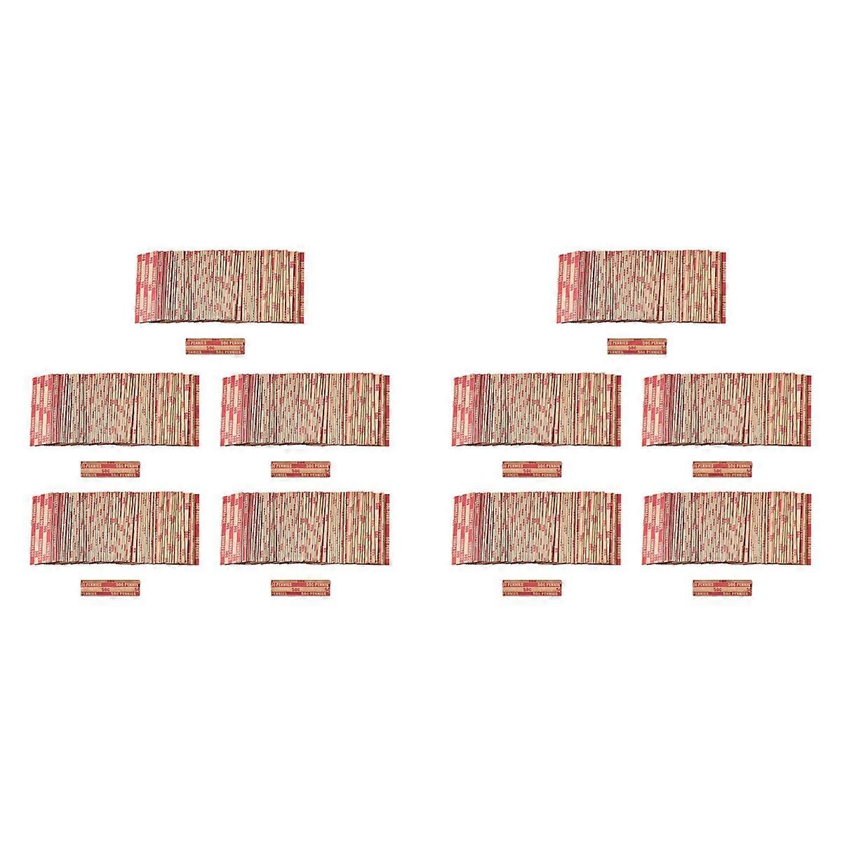 Penny Coin Wrappers Penny Sleeves Flat Penny Rolls Wrappers 1000PCS