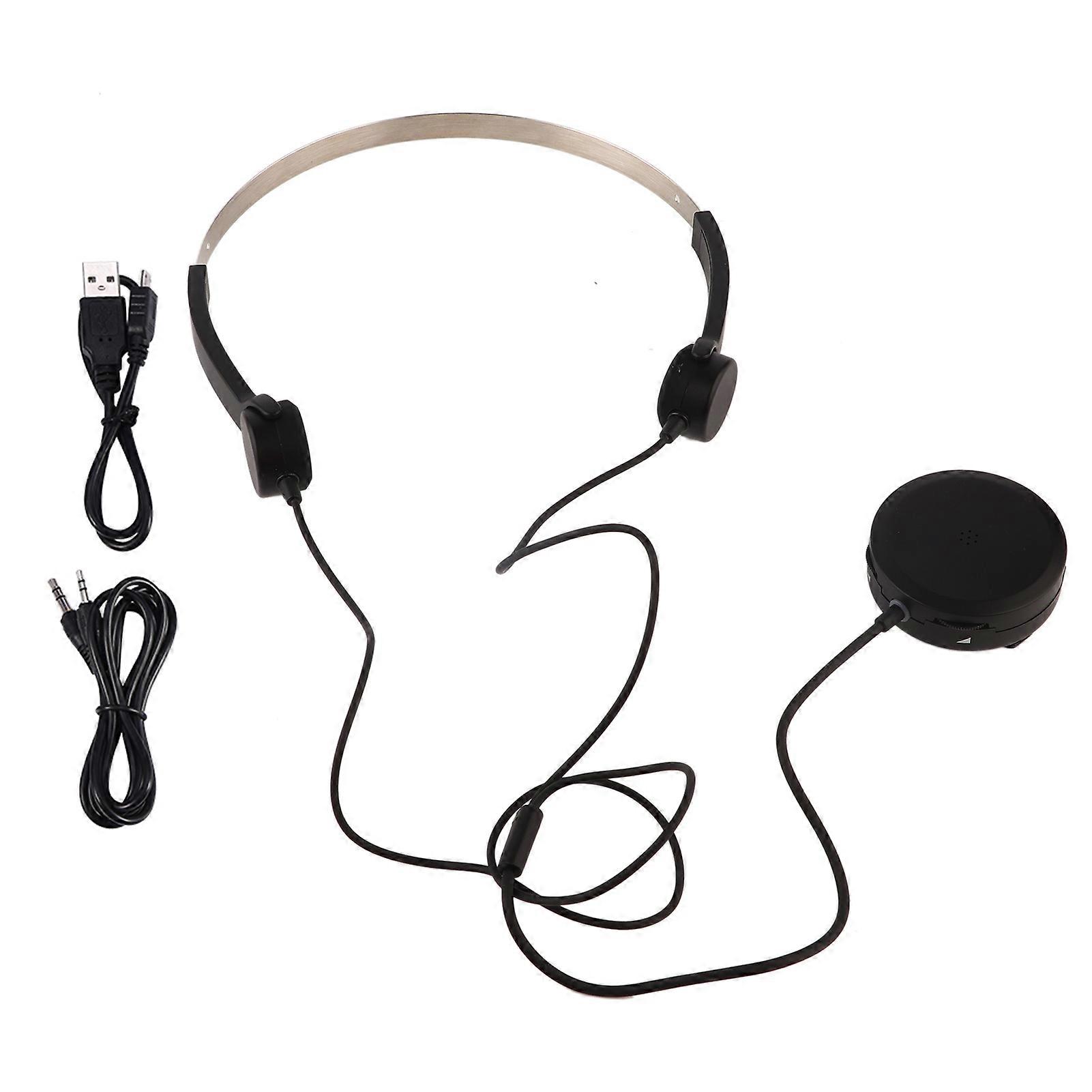 Casques à conduction osseuse, aides tives, écouteurs, phone, entrée auxiliaire pour les difficultés tives