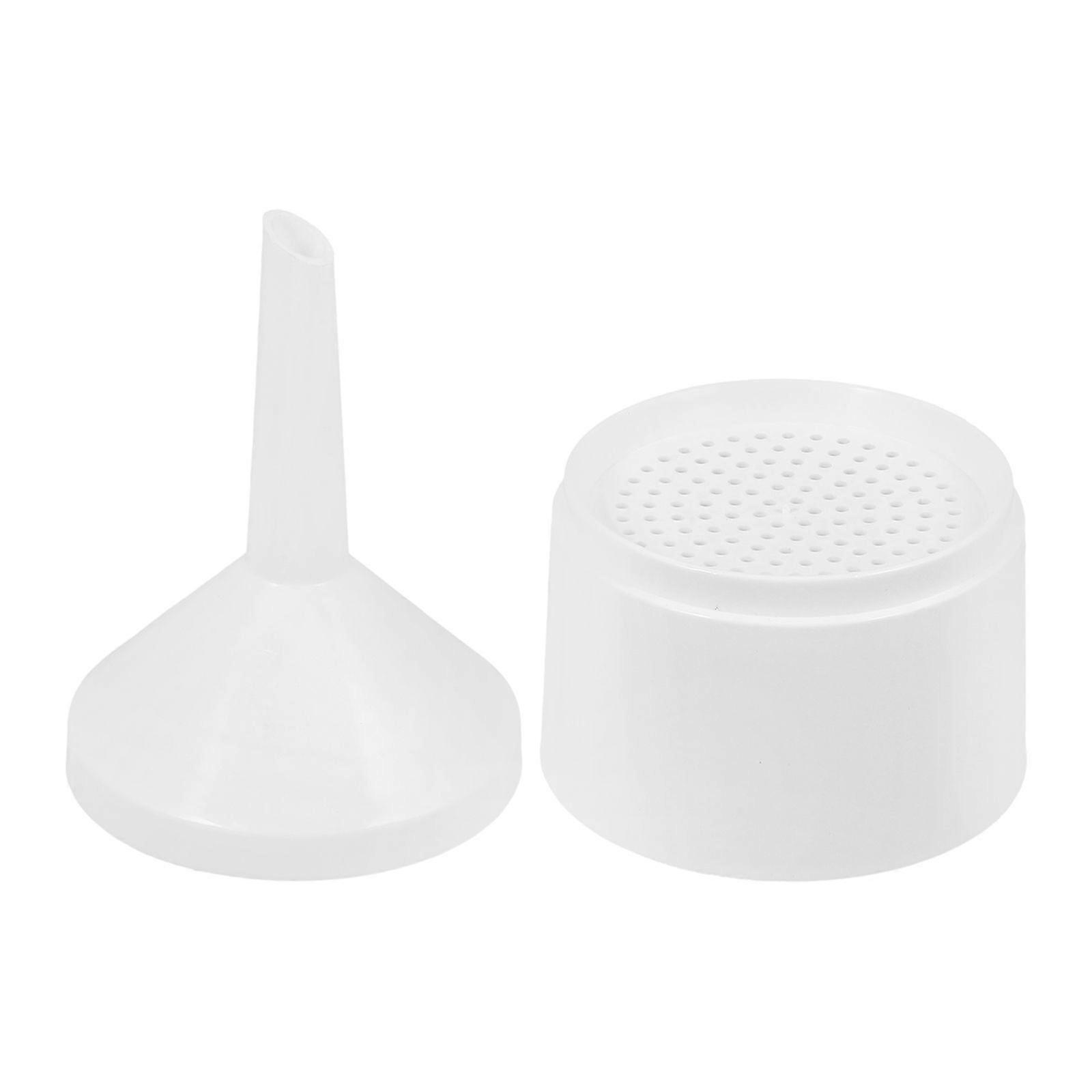 Plastic Buchner Funnel Easy to Clean and Maintain Funnel Filtering Funnel Liquid Transfer Funnel for Laboratory and Kitchen Use