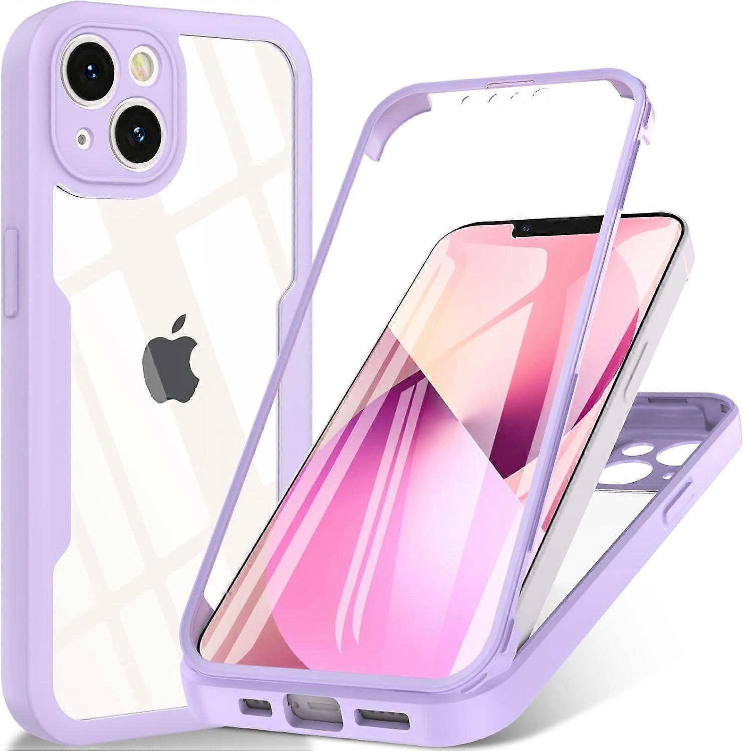 Compatible with iPhone 13 Case 6.1 Inch Purple