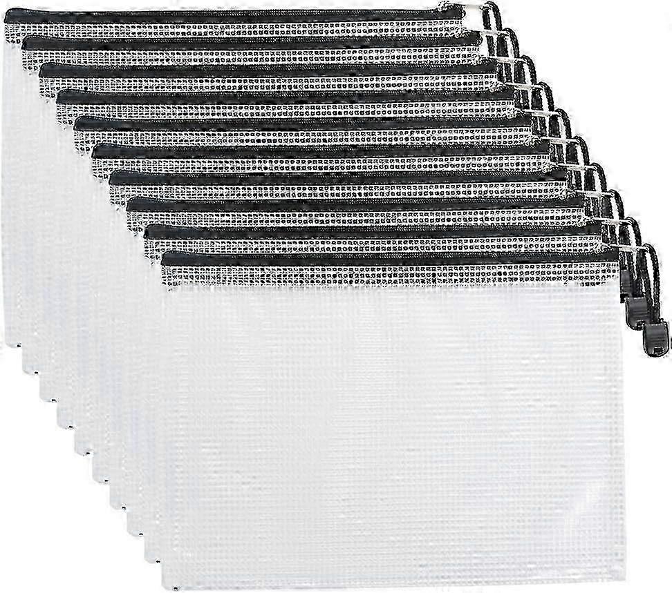 2025 Latest Model  A5 Zipper Bag, Zipper Document Bag, Transparent Folder, Pvc