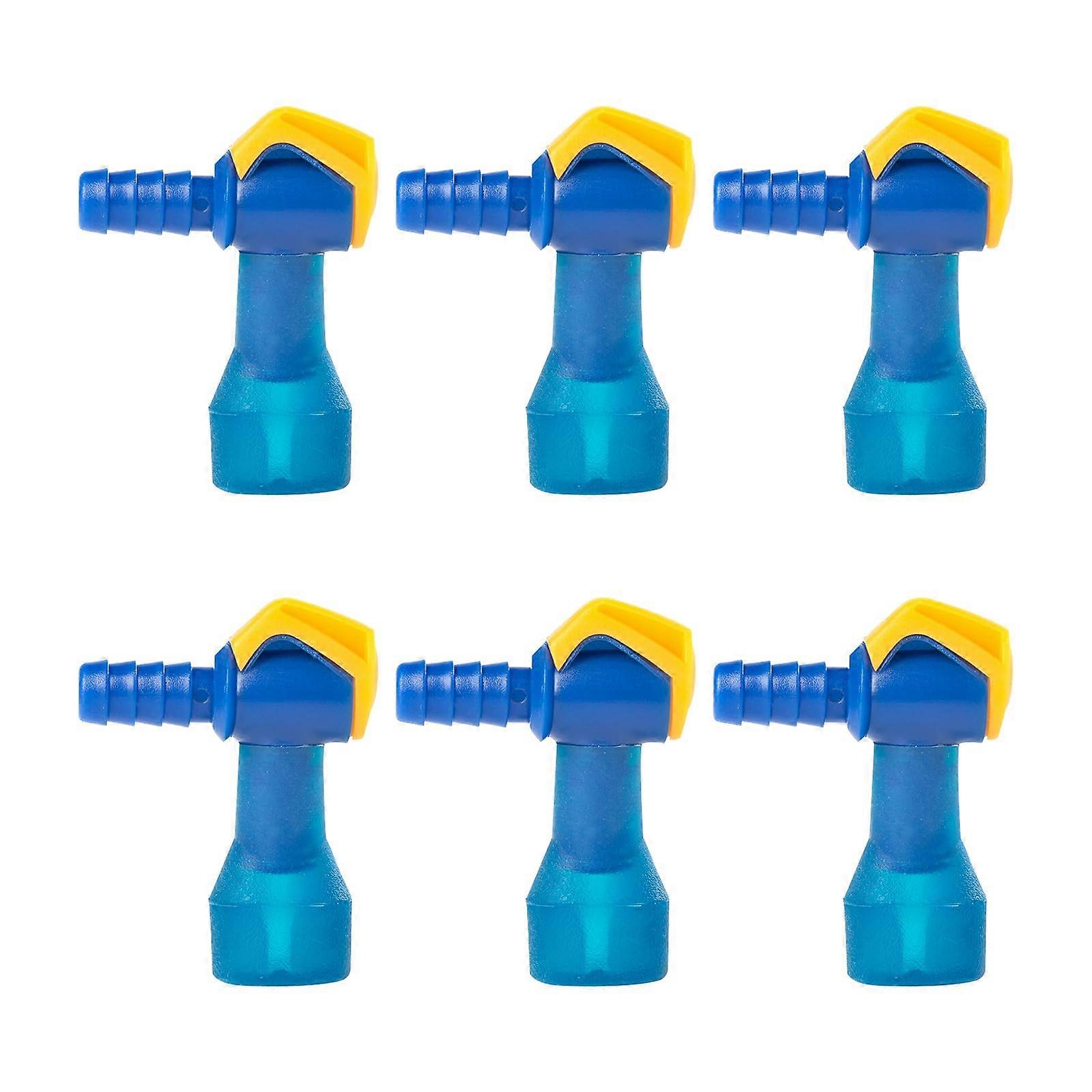 12 Pieces Hydration Pack Bite Valve Replacement Kit with Hose Connector, ON/OFF Switch, Compatible with Water Bladder Nozzles