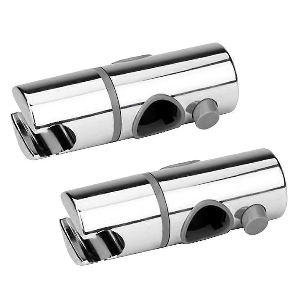 Adjustable Height Shower Brackets Lifting Stands for Bathroom Use Square Shape 2Pcs