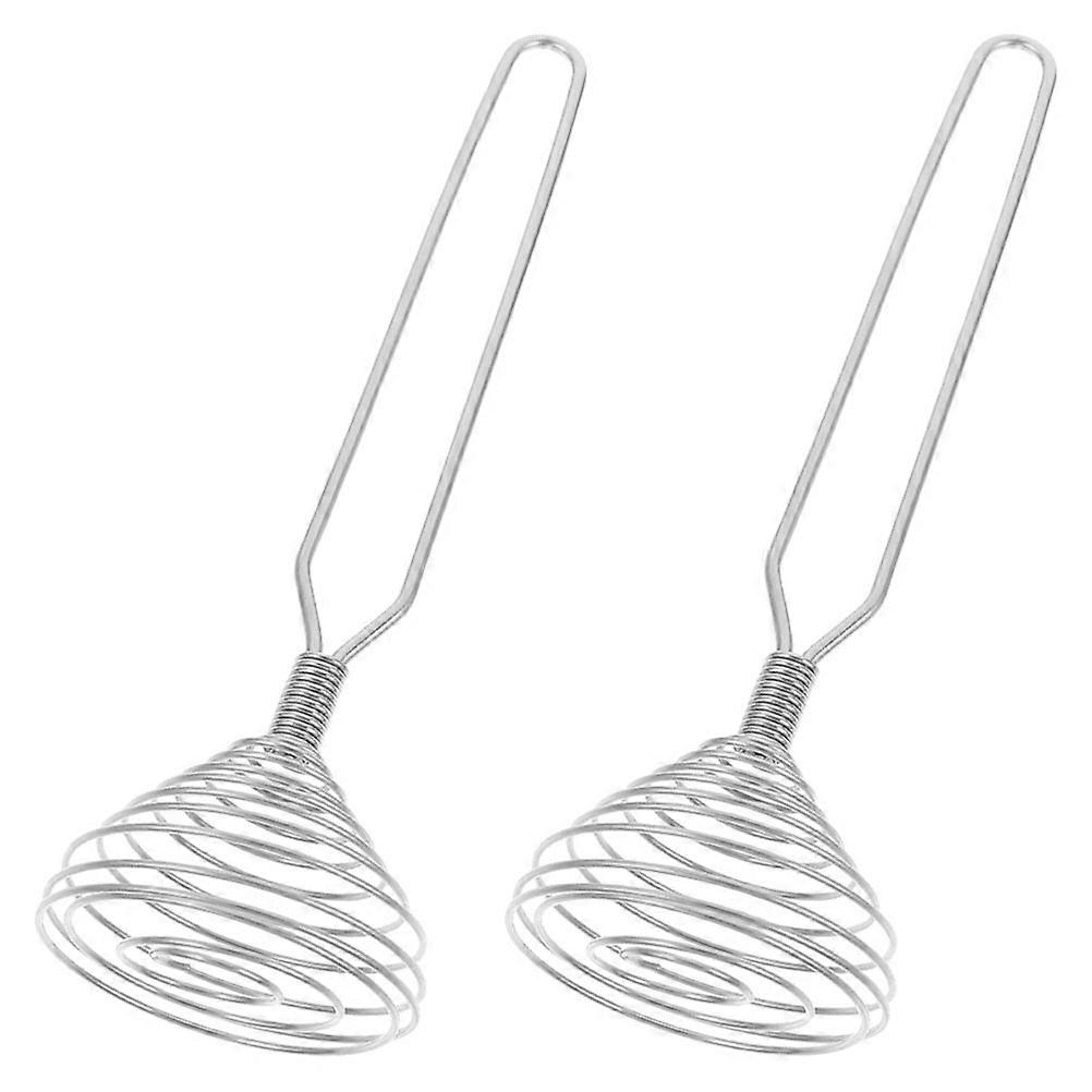 Stainless Steel Manual Egg Whisk Hand Mixer for Beating, Stirring & Blending – Effortless Press Handle Design for Creams, Sauces & Kitchen Use –