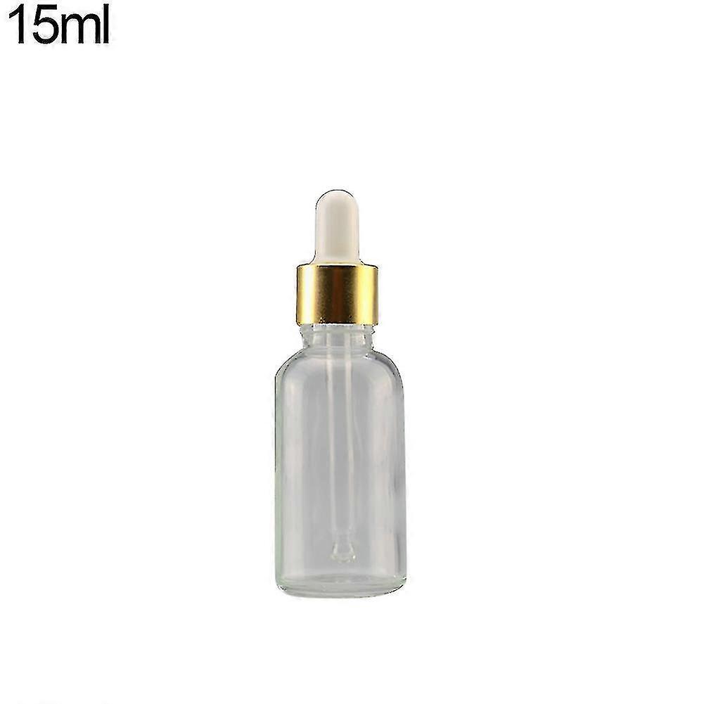 Empty Cosmetic Bottle for Reagent Liquid in Sizes Ranging from 5ml to 100ml, Made of Transparent Glass and Ideal for Various Uses