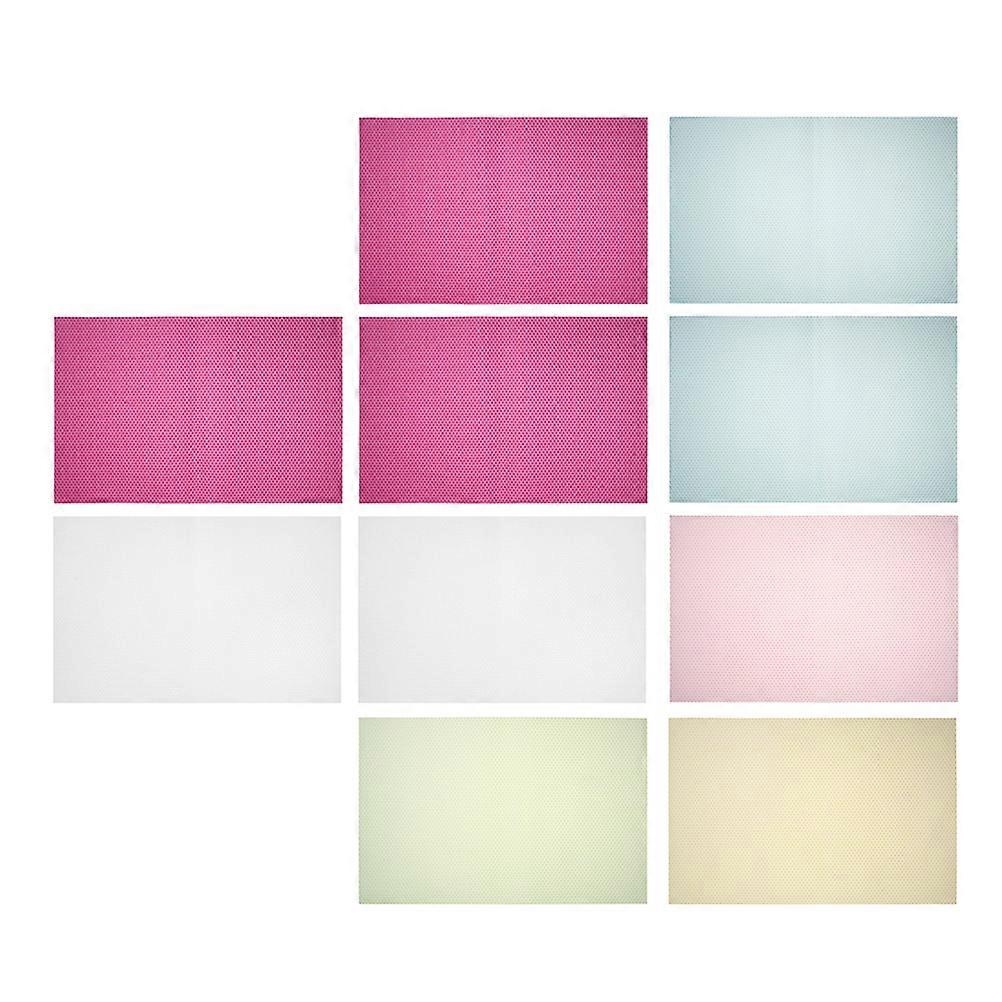 Kitchen Drawer Mats Refrigerator Mats Non-slip Protect from Scratching Organize Cabinets 45x29cm 10Pack
