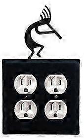 Dobbelt utløpsdeksel for visse merker