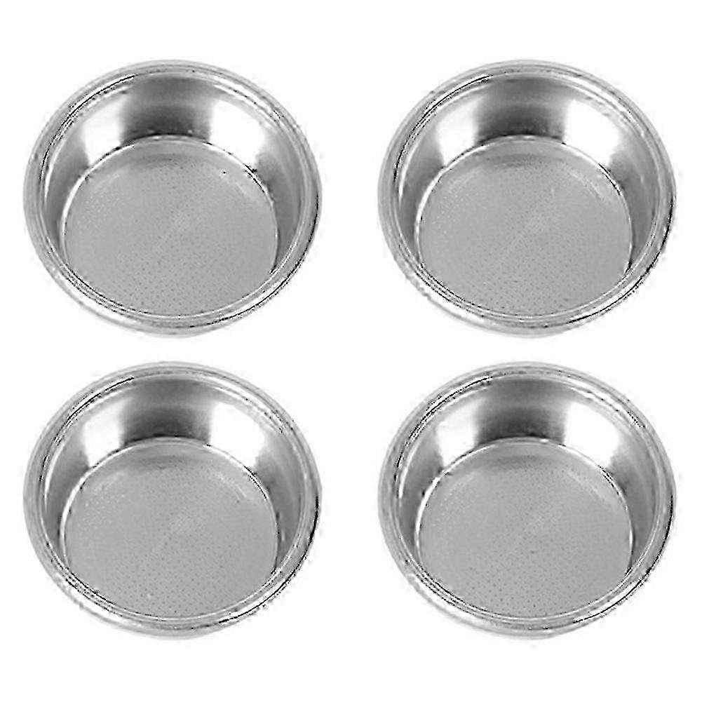 4pack 54mm Filter Basket Compatible with Certain Brands 54mm Semi-automatic Coffee Machine Bottomless Han