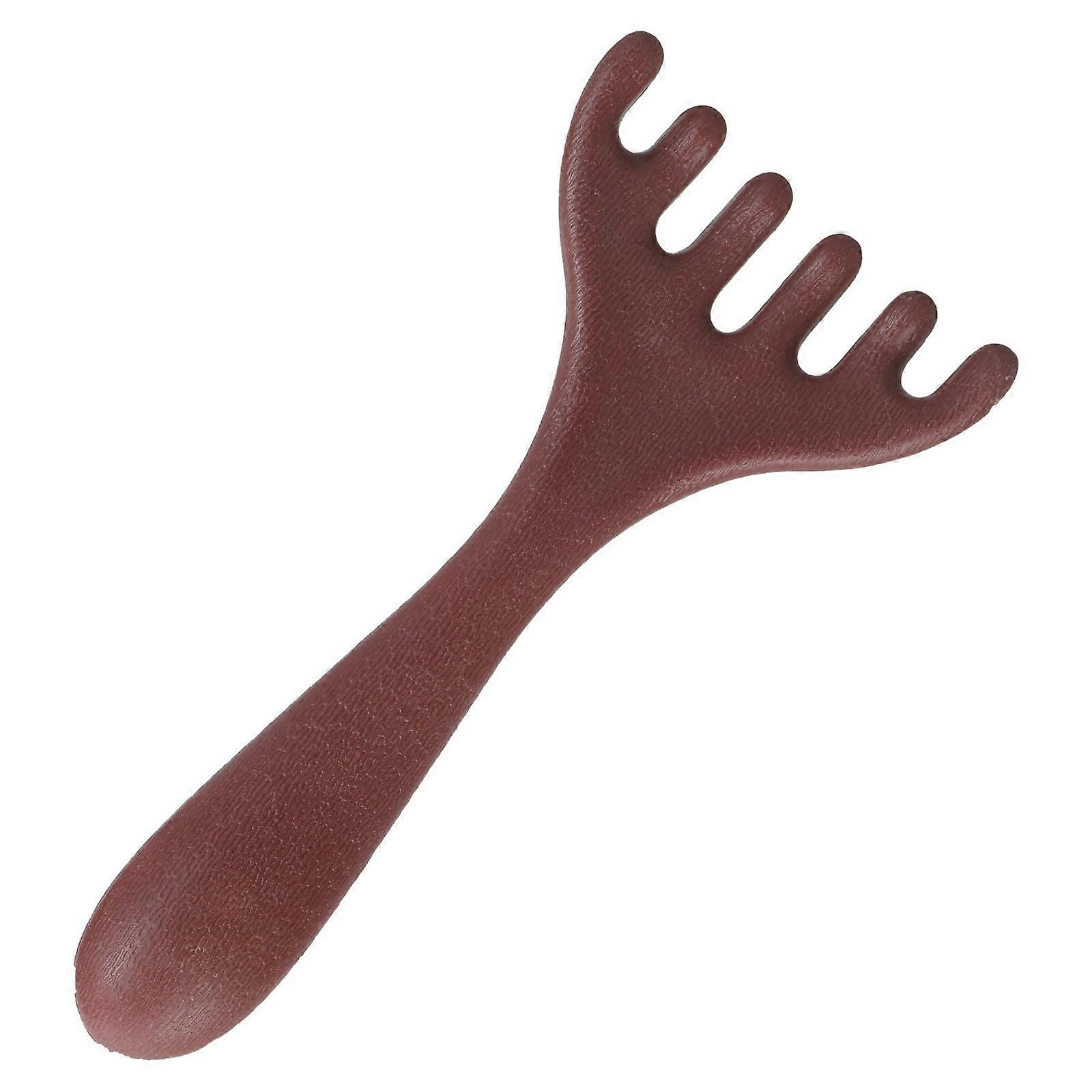 Five Claw Scalp Massager Gua Sha Tools Handheld Meridian Massage Comb Head Scratcher Deer Antlers Design