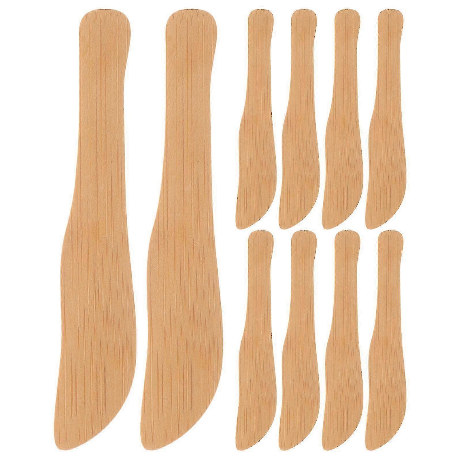 10pcs Small Wooden Scrapers for Lottery Tickets