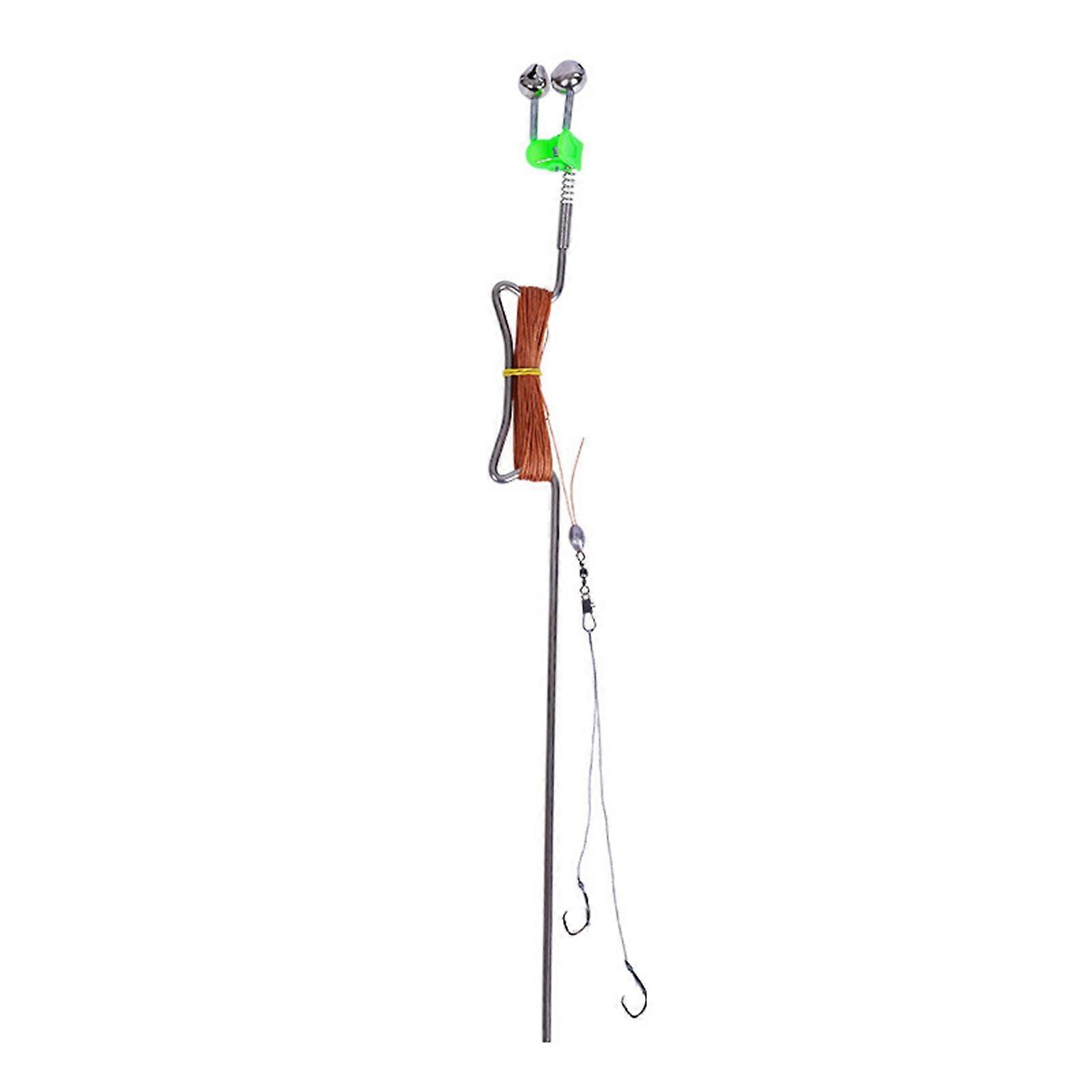 Automatic Fishing Rod Spring Inserted Fishing Rod Spring Ground Insertion Throwing Small Turtles Sea Poles Easy to Use S
