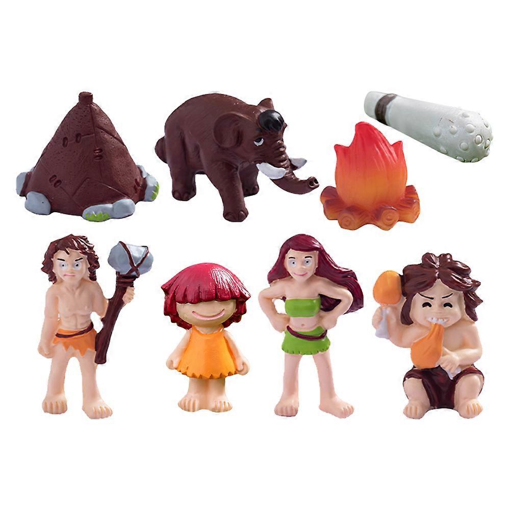 It sounds like you're referring to a product listing or description for **miniature people statues** used as decorative elements in **fairy gardens,