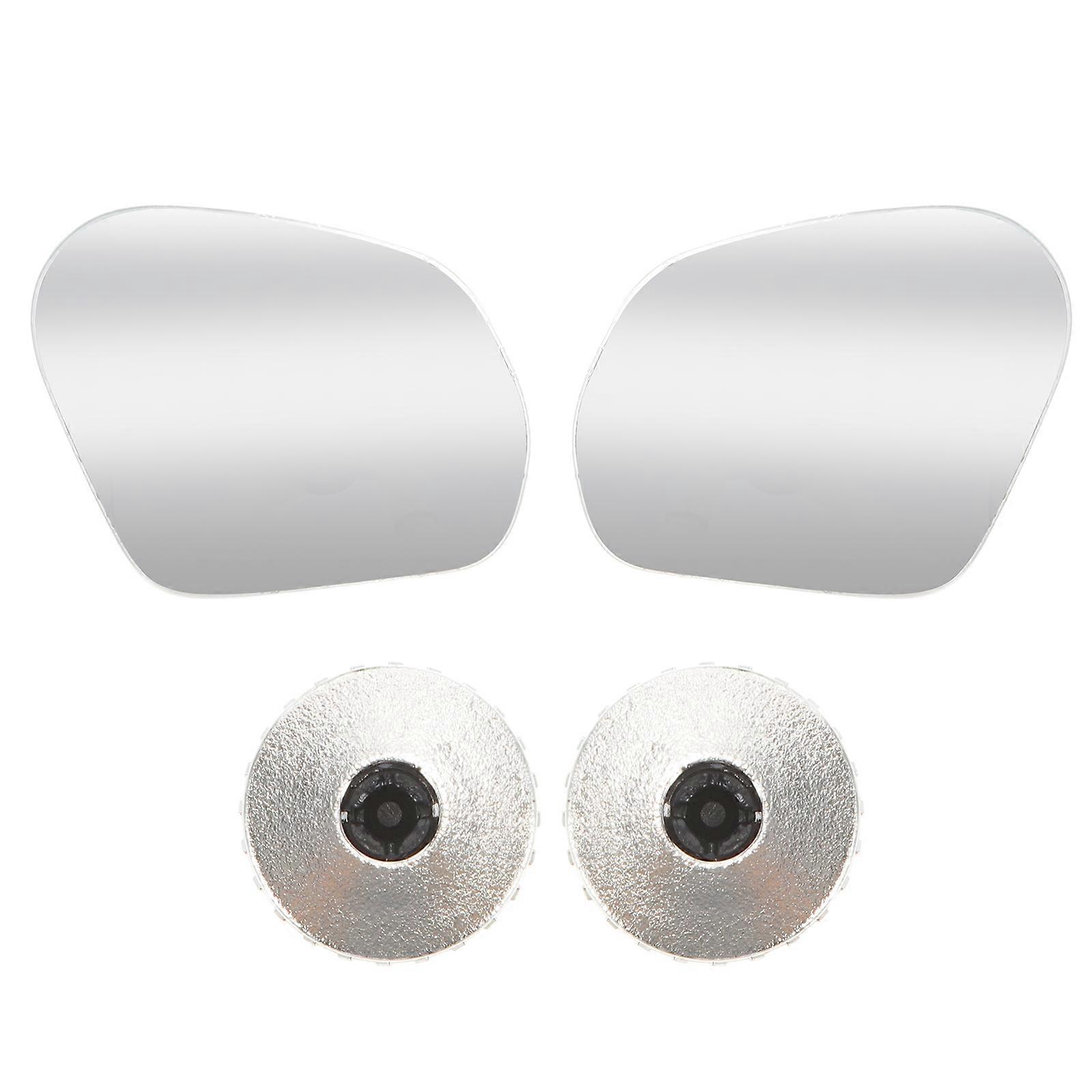 Mirror For Car Rearview Mirrors Suction Cup Driving Wide Angle View 2.4×1.8×0.6in 1Pair