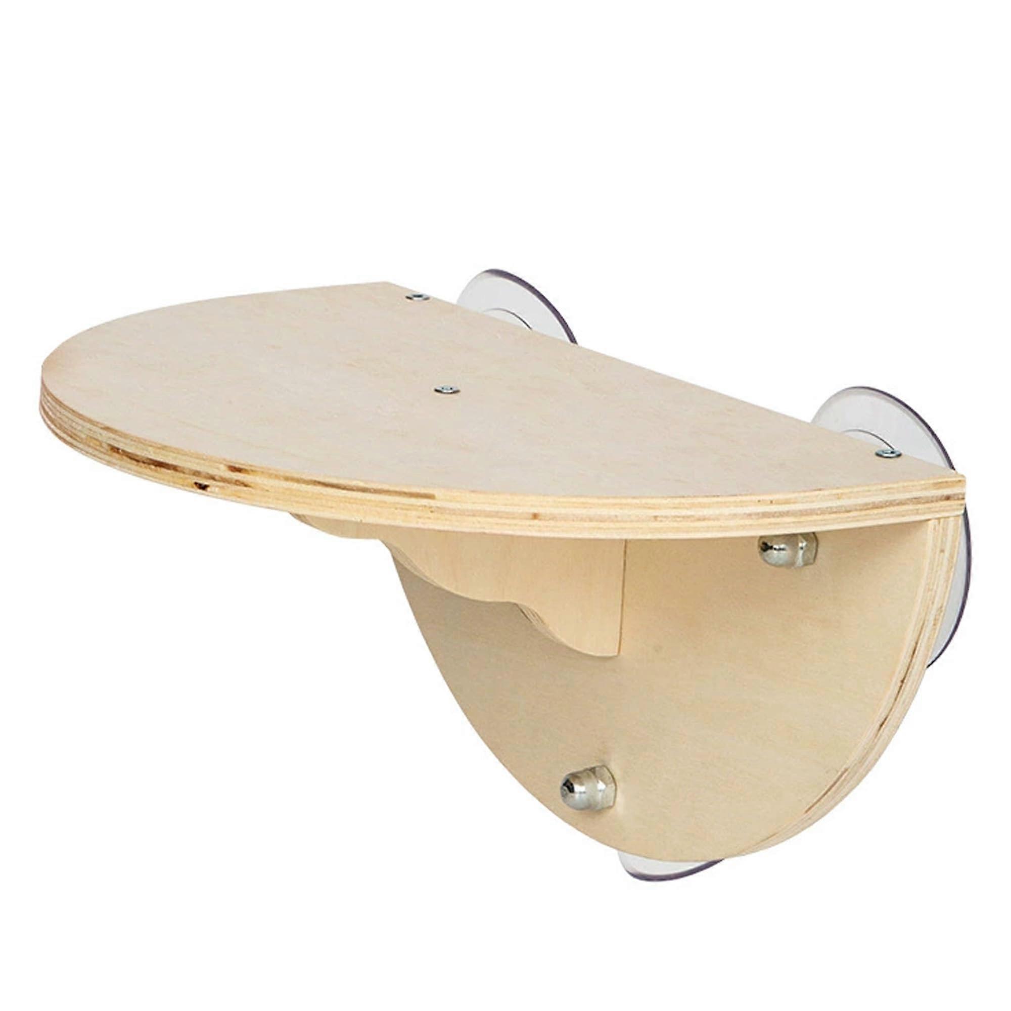 Cat Window Bed with Suction Cups, Cat Hammock for Climbing, Wall Step Shelves for Indoor Cats, Durable and Space-Saving Design