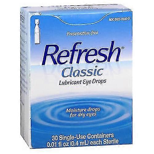Refresh Lubricant Eye Drops Single-use Containers, Count Of 30 (pack Of 1)