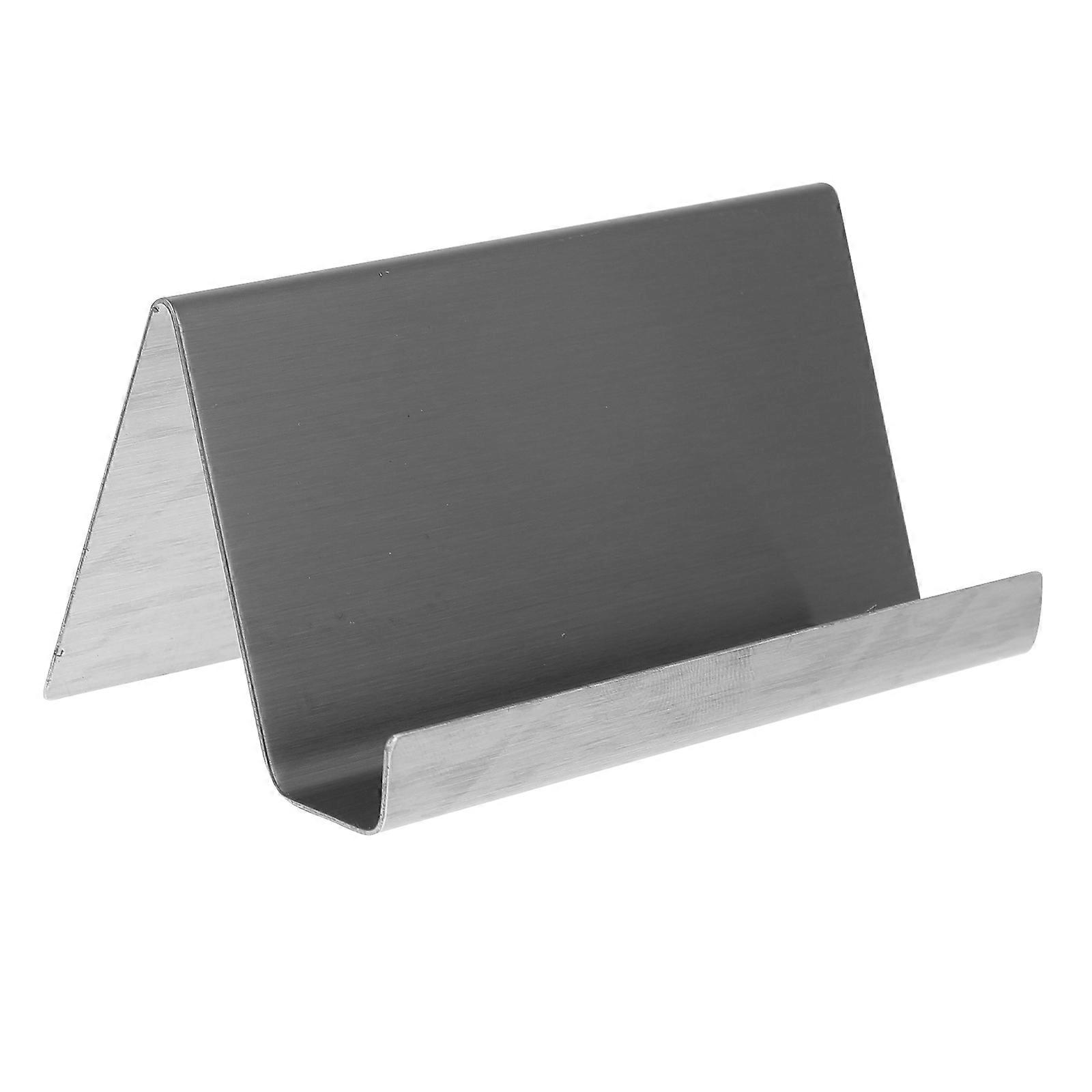 Mini Name Card Holder Business Cards Stand Rectangular Gold Display Business Cards 9X5CM 1Pcs