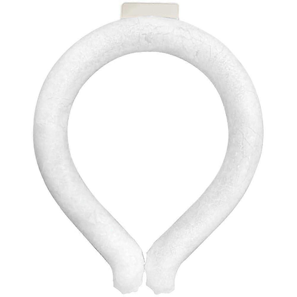 Portable Ice Ring, Neck Cooling Tube, Reusable Cooling Artifact, White
