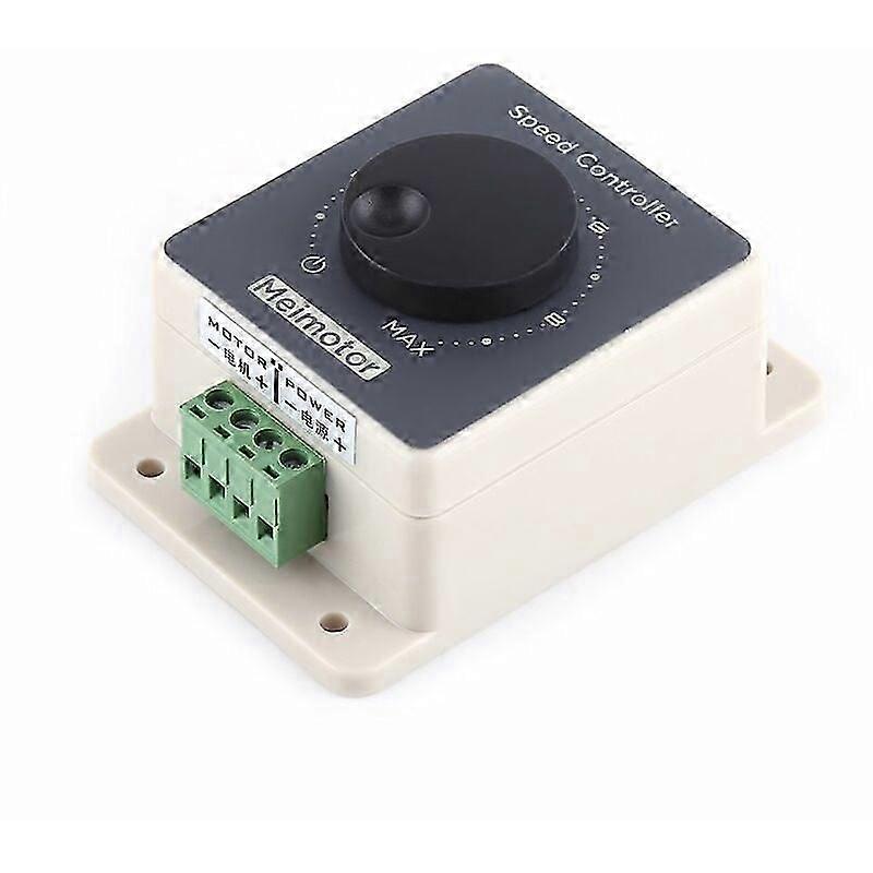 12V Motor Speed Controller, PWM Motor Speed Controller Pulse Width Modulator DC10-60V 20A Waterproof Shell,
