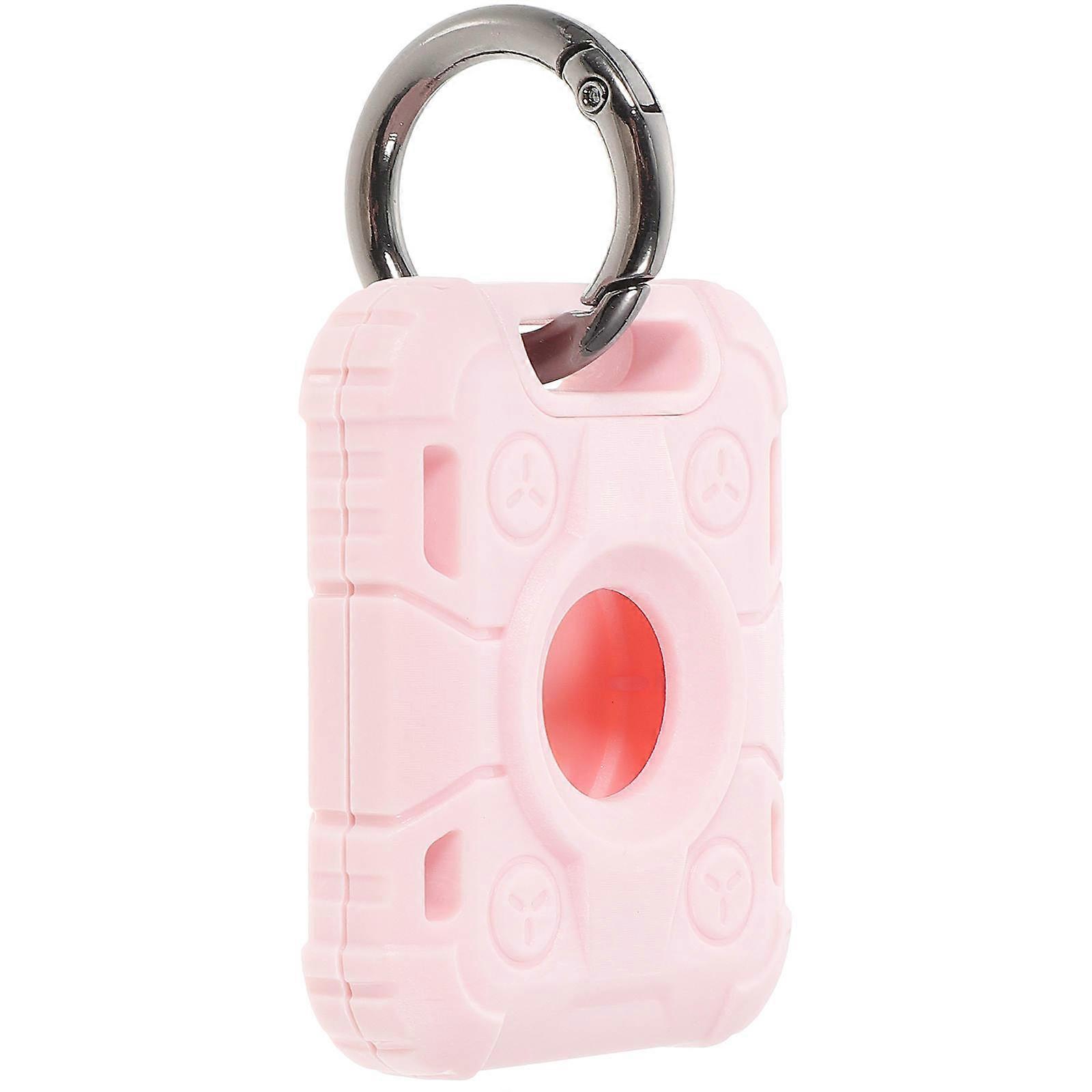 Protector Key Ring Keychain Pink 5.50X4.50X1.00cm Waterproof Secure Locking Mechanism 1Pcs