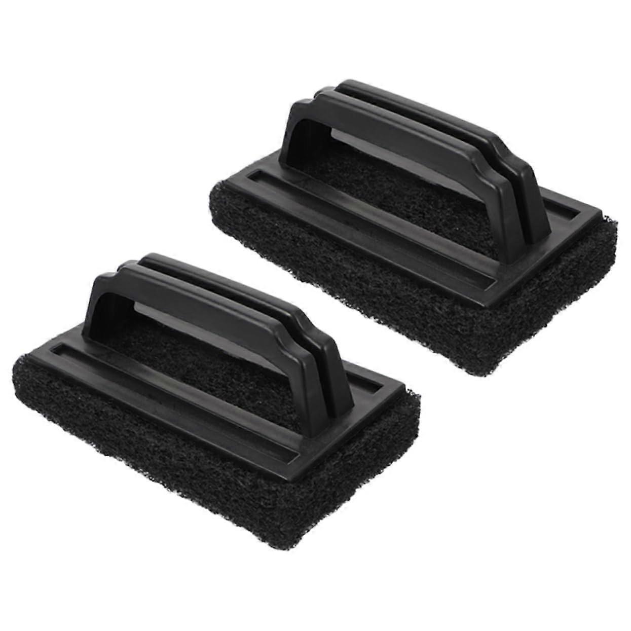 2 x BBQ Cleaning Brush Kettle Descaler Scraper Kitchen Grill Sponge