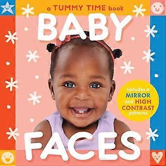 Baby Faces (A Tummy Time, High Contrast, Accordian Board Book mit Spiegel für Säuglinge)