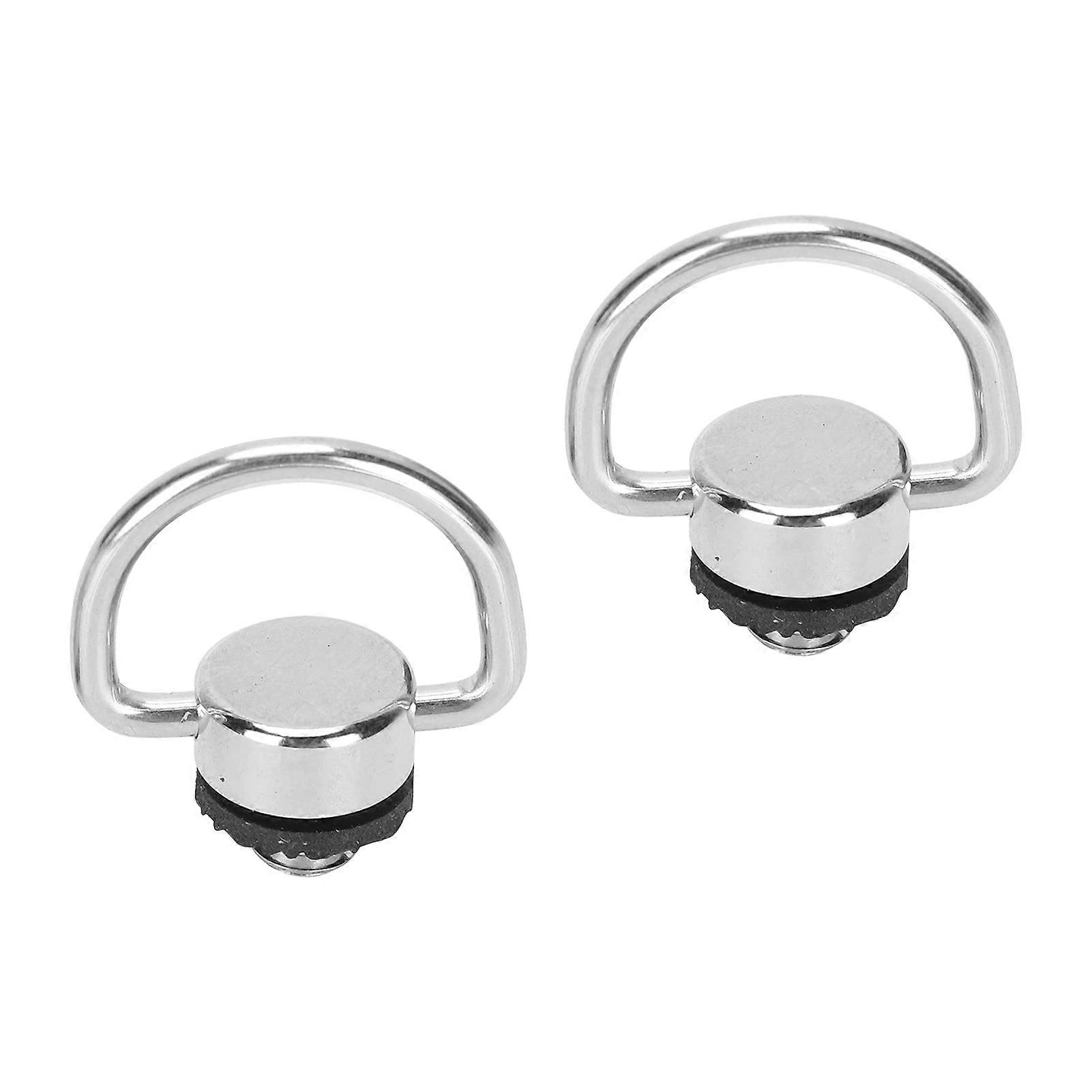 Camera Hanging Connector Adapter Screw D-Ring 1/4 Inch for Tripod Mounting, Durable Metal, Compatible with DSLR and Camcorders