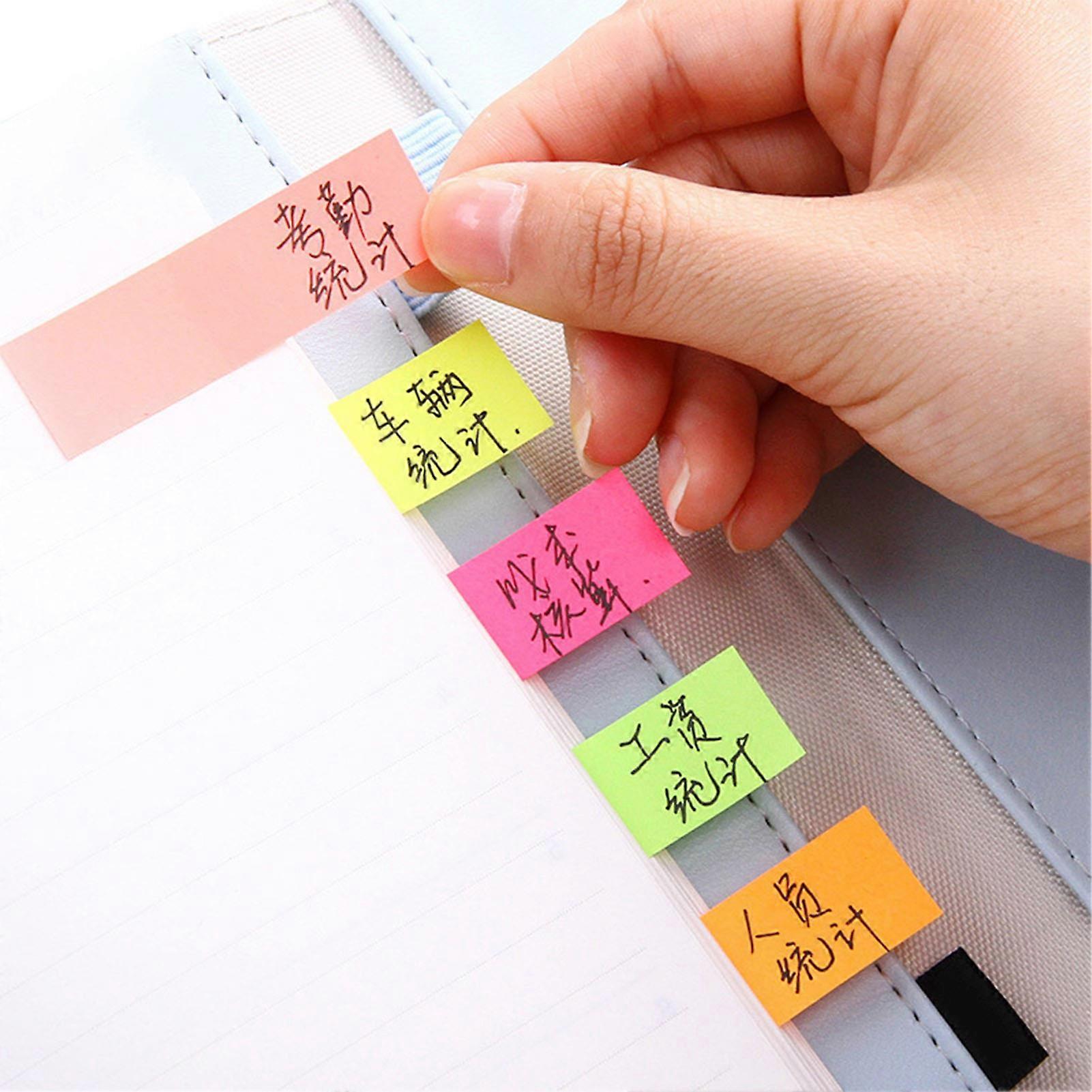 5 Color Sticky Notes Efficient Learning Multipurpose Portable Book Tabs for Bookmarks Reminders Page Markers