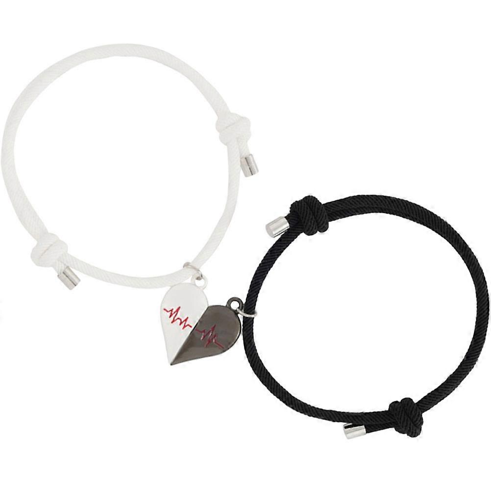Symbolic Of Eternal For Husband Men's Bracelets Thanksgiving Decor Alloy 1 Pair