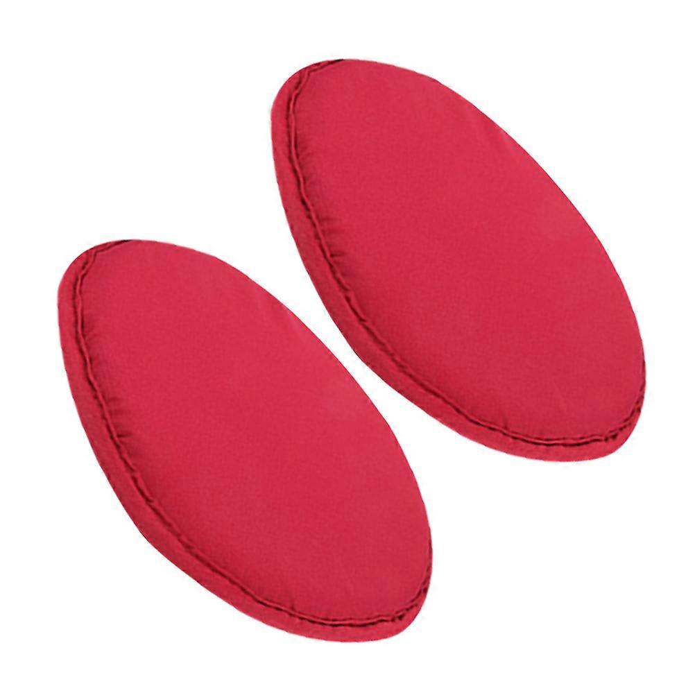 Red Outdoor Seat Cushions for Picnics Camping and Daily Use Lightweight Comfortable Portable Polyester PP Mat 2 pcs
