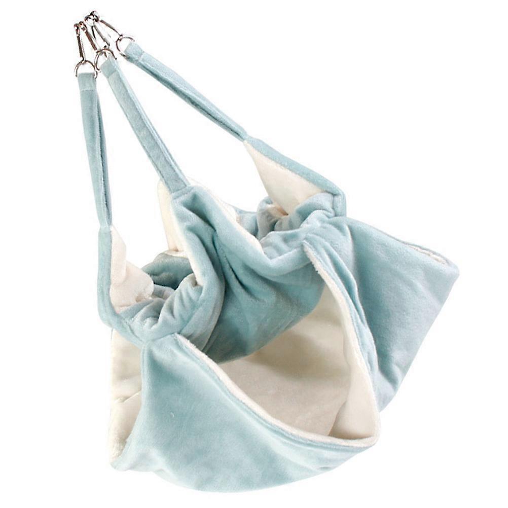 Double Layer Hamster Hammock Soft Flannel Pet Swing Hanging Bed for Hamsters, Guinea Pigs, and Small Animals Comfortable & Breathable Nest with